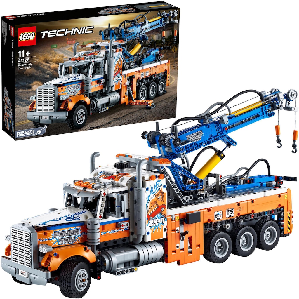 LEGO® Konstruktionsspielsteine »Schwerlast-Abschleppwagen (42128), LEGO® Technic«, (2017 St.)