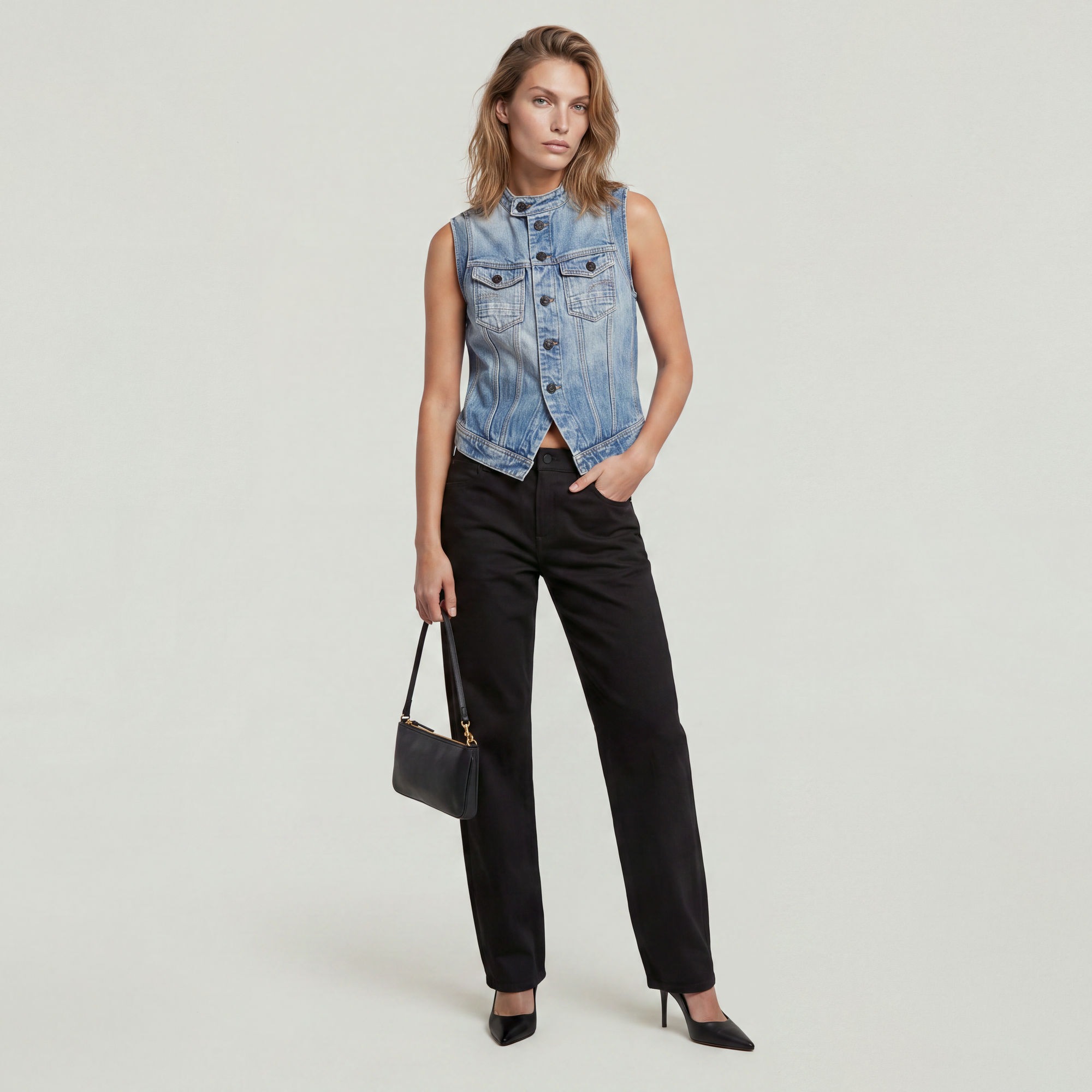 G-STAR Softshellweste »Pitched Hem Slim Weste«