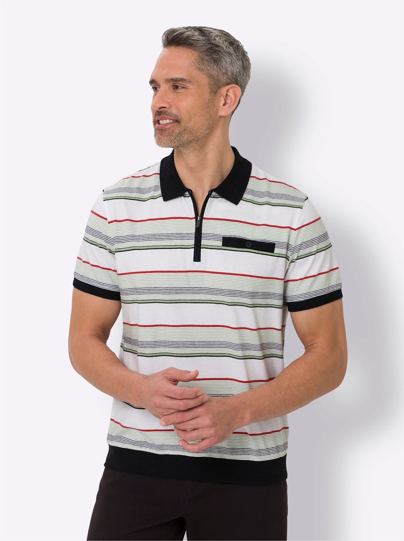 Classic Poloshirt »Kurzarm-Poloshirt«, (1 tlg.)