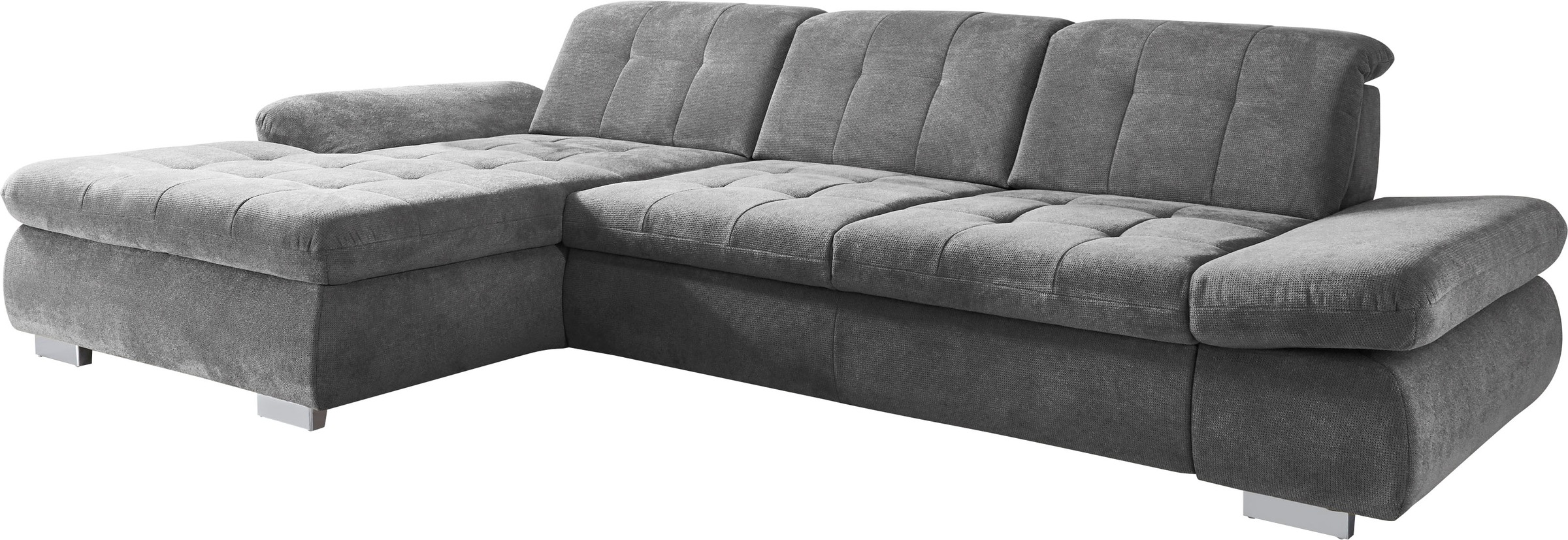 Die PlanBar Ecksofa »MP-IN17004 L-Form«, wahlweise mit Bettfunktion, Sitztiefen- und Kopfteilverstellung