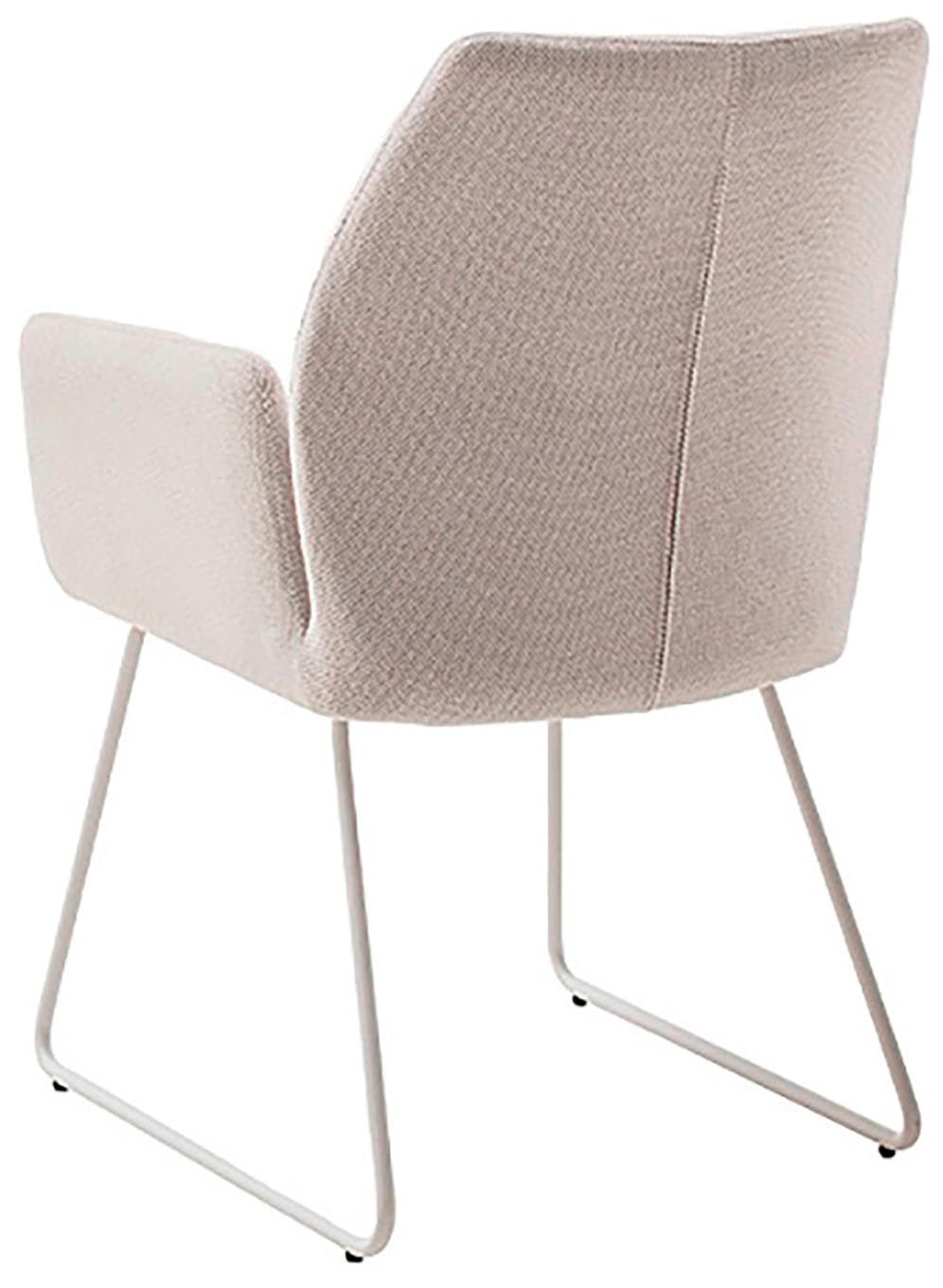 MCA furniture 4-Fußstuhl »BEVERLY«, (Set), 2 St., Chenilleoptik, Esszimmerstuhl,Chenilleoptik,360°drehbar,Sitzhöhe 49cm,belastbar 120kg