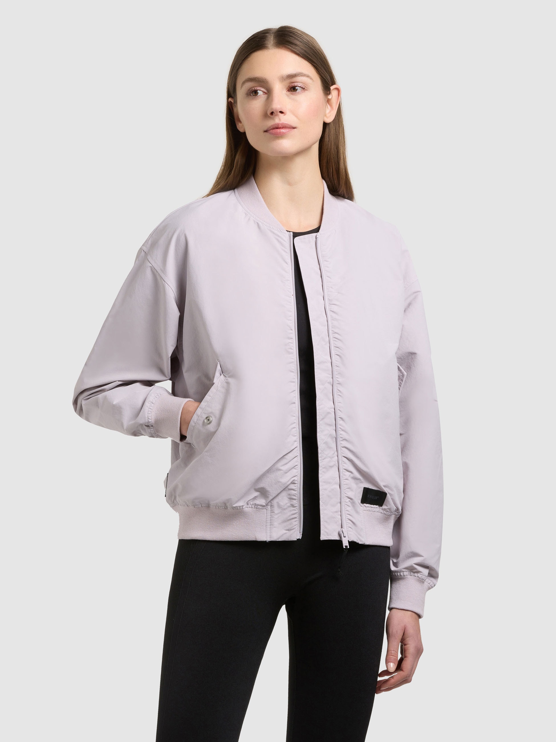 khujo FACEE Women's Bomber Jacket Lilac XXL 5