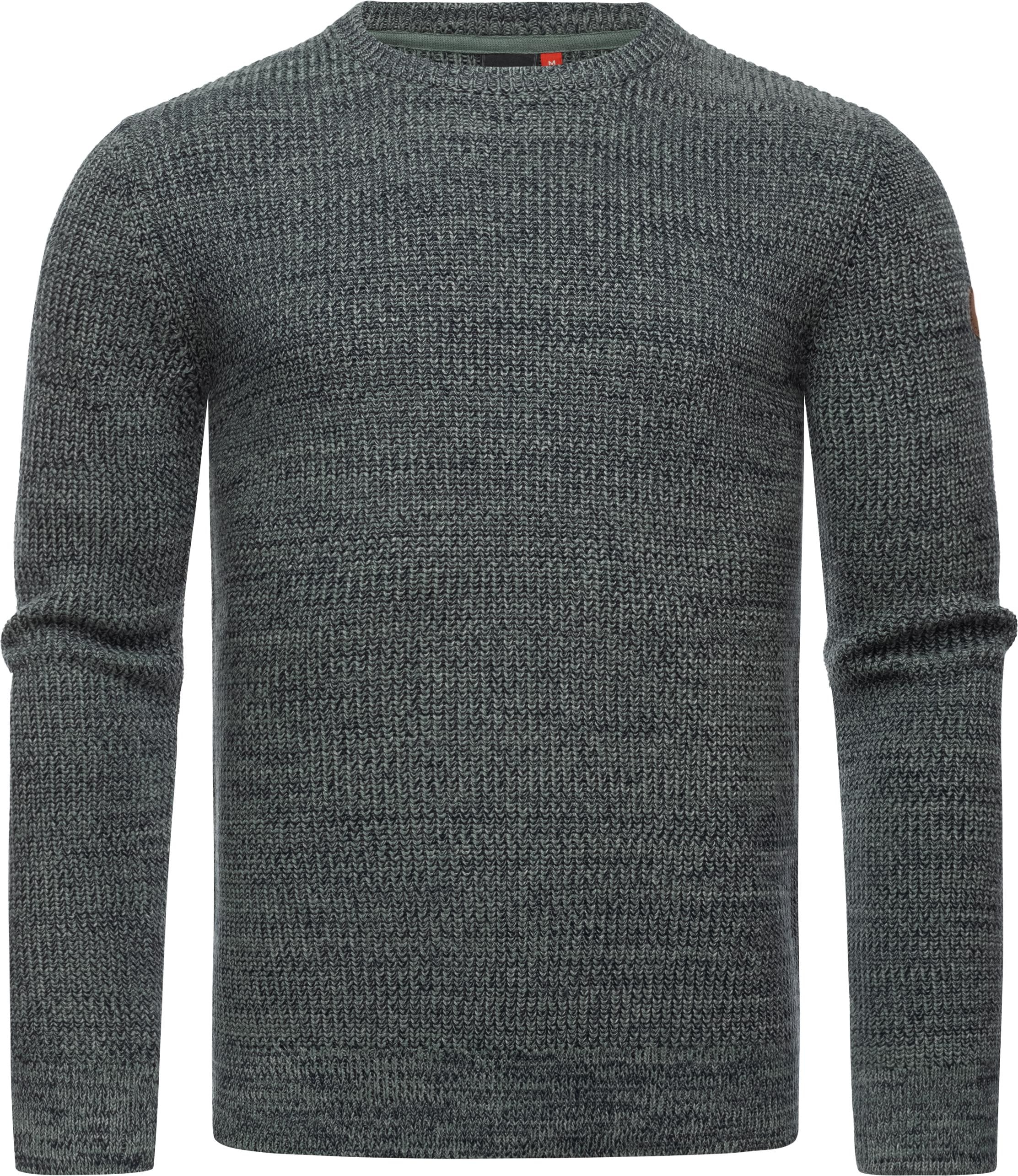 Ragwear Strickpullover "Aralt", stylischer Herren Sweatpullover mit Rippbün günstig online kaufen