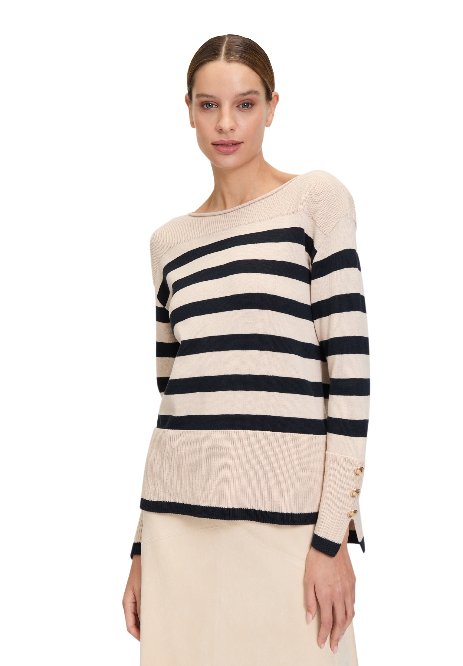 Betty Barclay Strickpullover "Betty Barclay Damen Strickpullover mit Streif günstig online kaufen