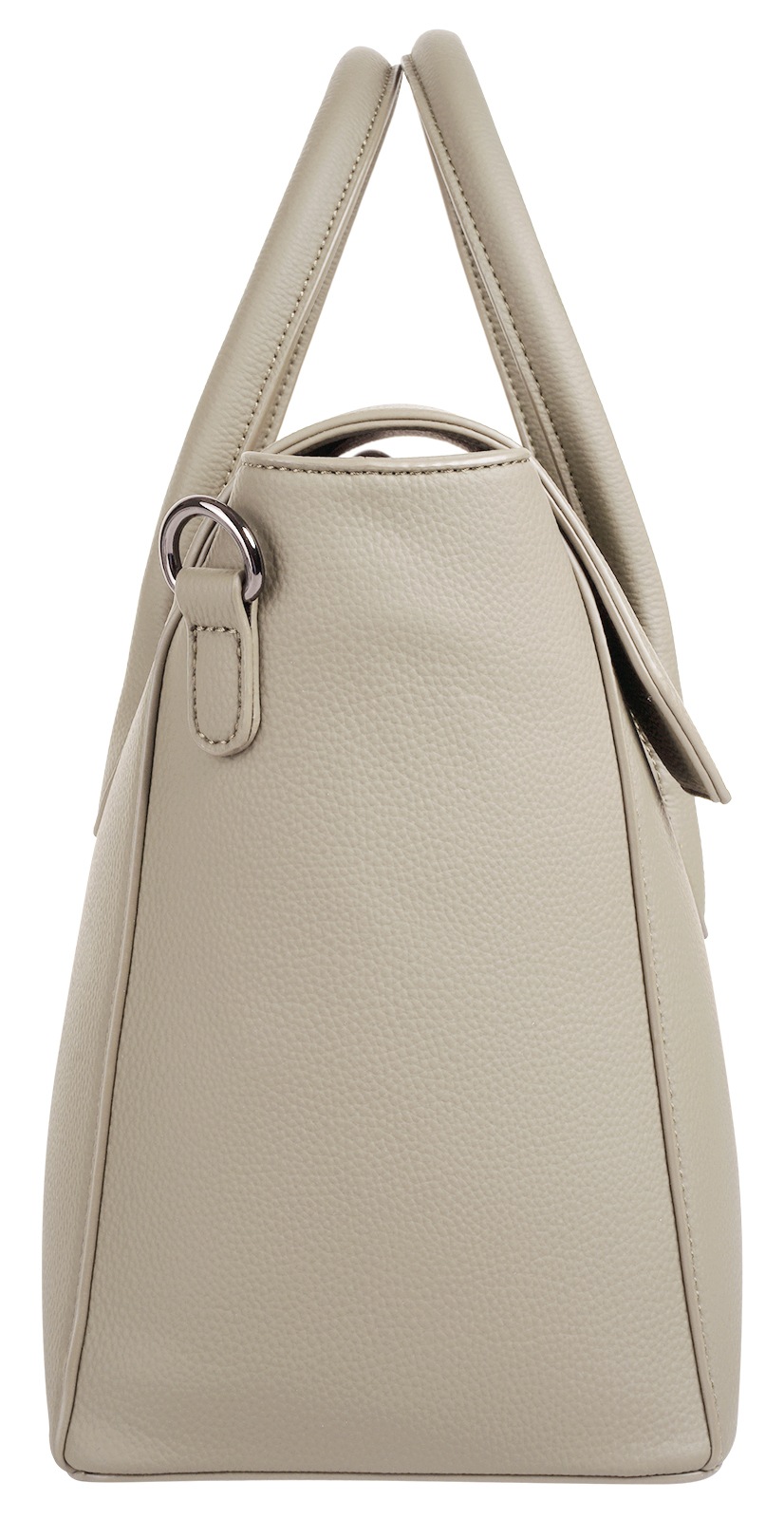 Henkeltasche BUGATTI "IRIA", Damen, Gr. B/H/T: 36cm x 24cm x 16cm onesize, beige, Polyurethan (PU), leicht glänzend, unifarben, Taschen 3
