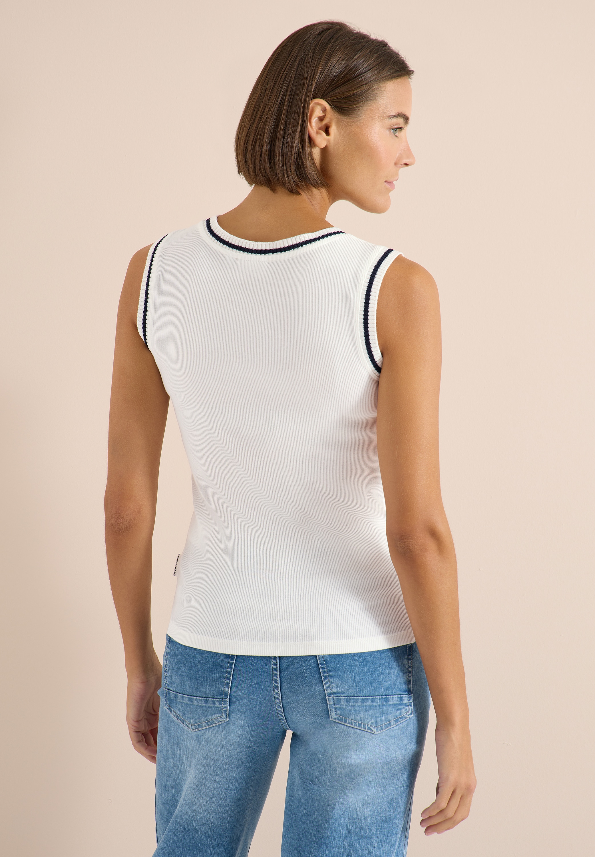 Cecil Tanktop aus Baumwolle mit Stretchanteil