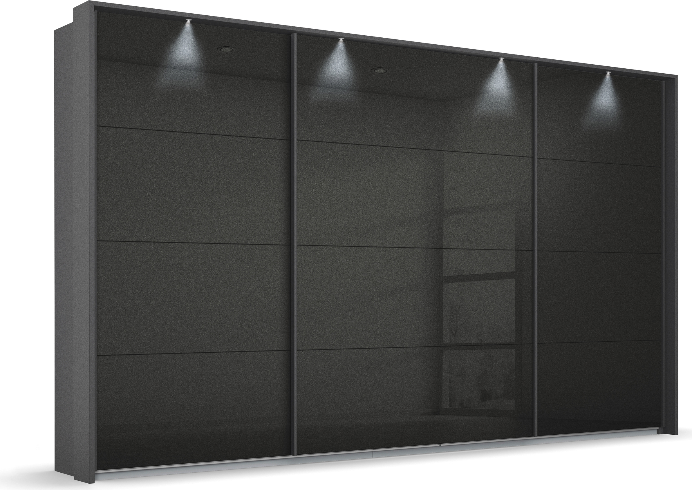 OTTO home Kleiderschrank "Mehrzweckschrank Aktenschrank Möbel Mietswohnung Schlafzimmer OTELI" Breiten 211/278/323/368 cm Höhen 214/233 cm, inkl. Passepartout optional mit Beleuchtung MADE IN GERMANY