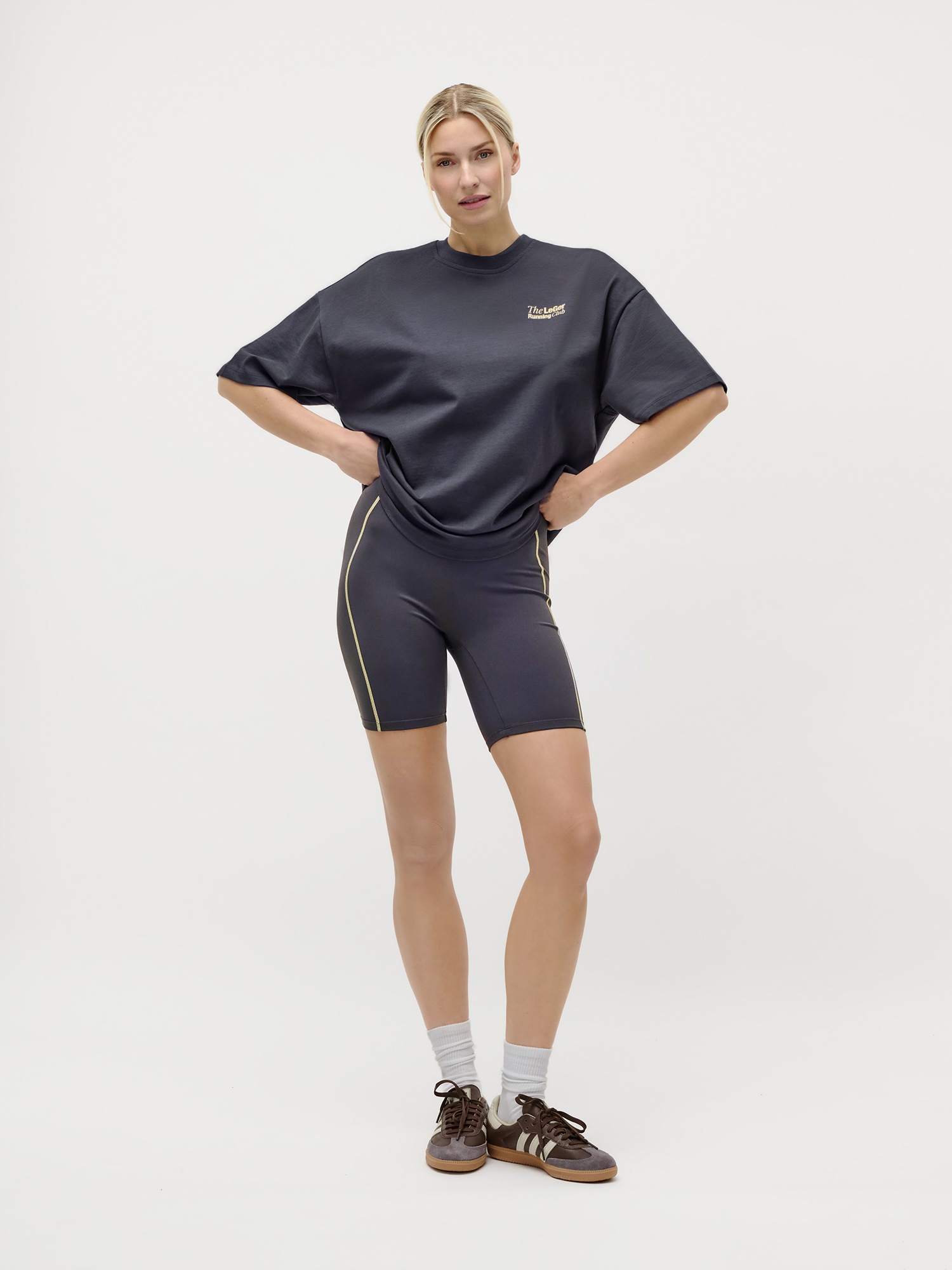 LeGer Regina T-Shirt Gray Melange 38 3