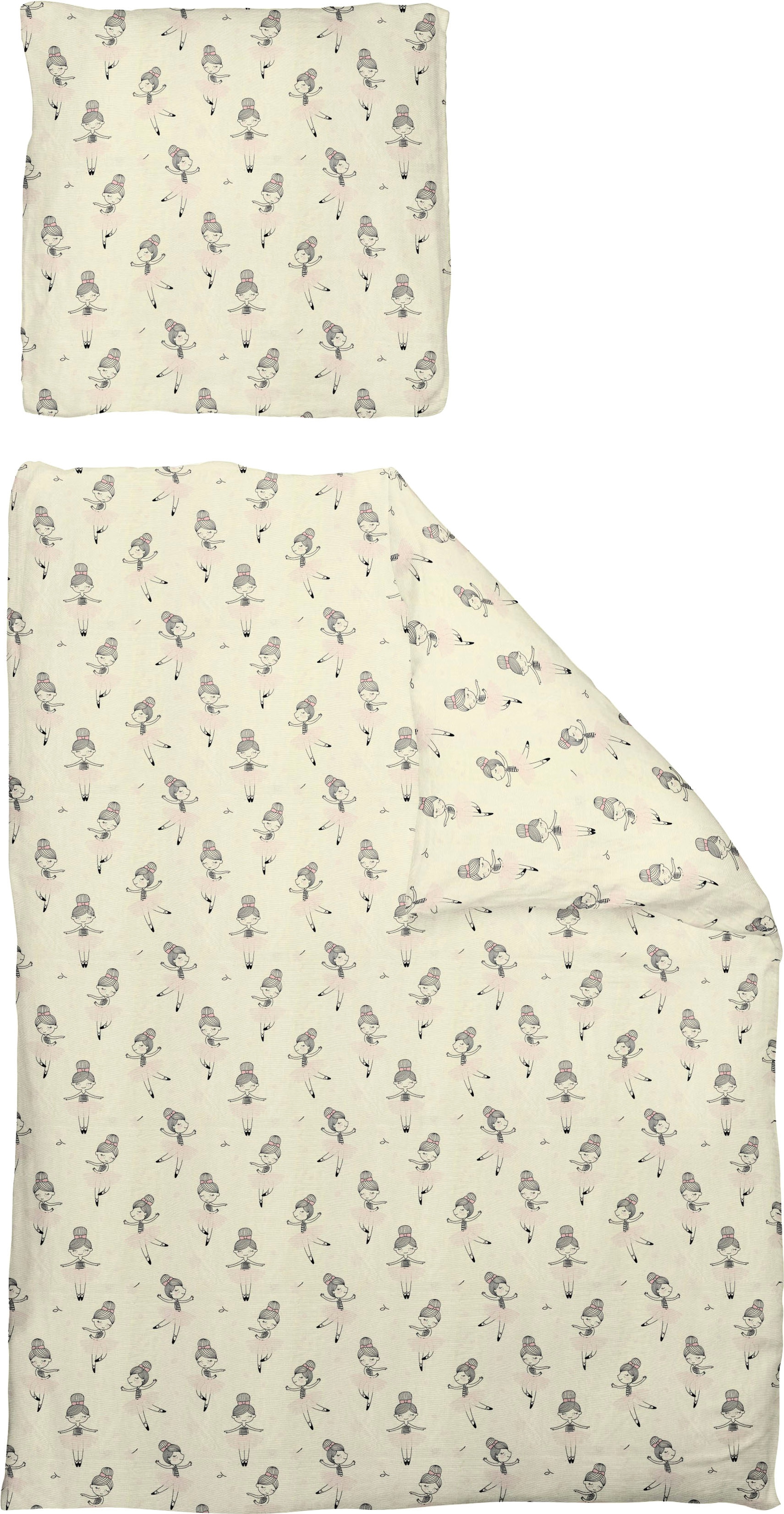 Adam Kinderbettwäsche "Bellerina" 2 Stk. GOTS zertifiziert - aus Bio-Baumwo günstig online kaufen