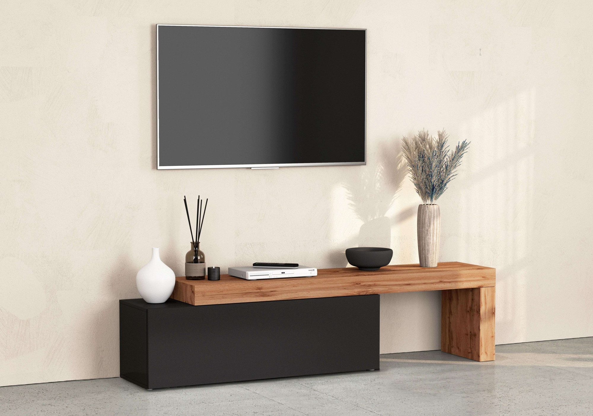 INOSIGN Lowboard "Chronos TV-Board, T-Schrank", (1 St., Breite verstellbar günstig online kaufen