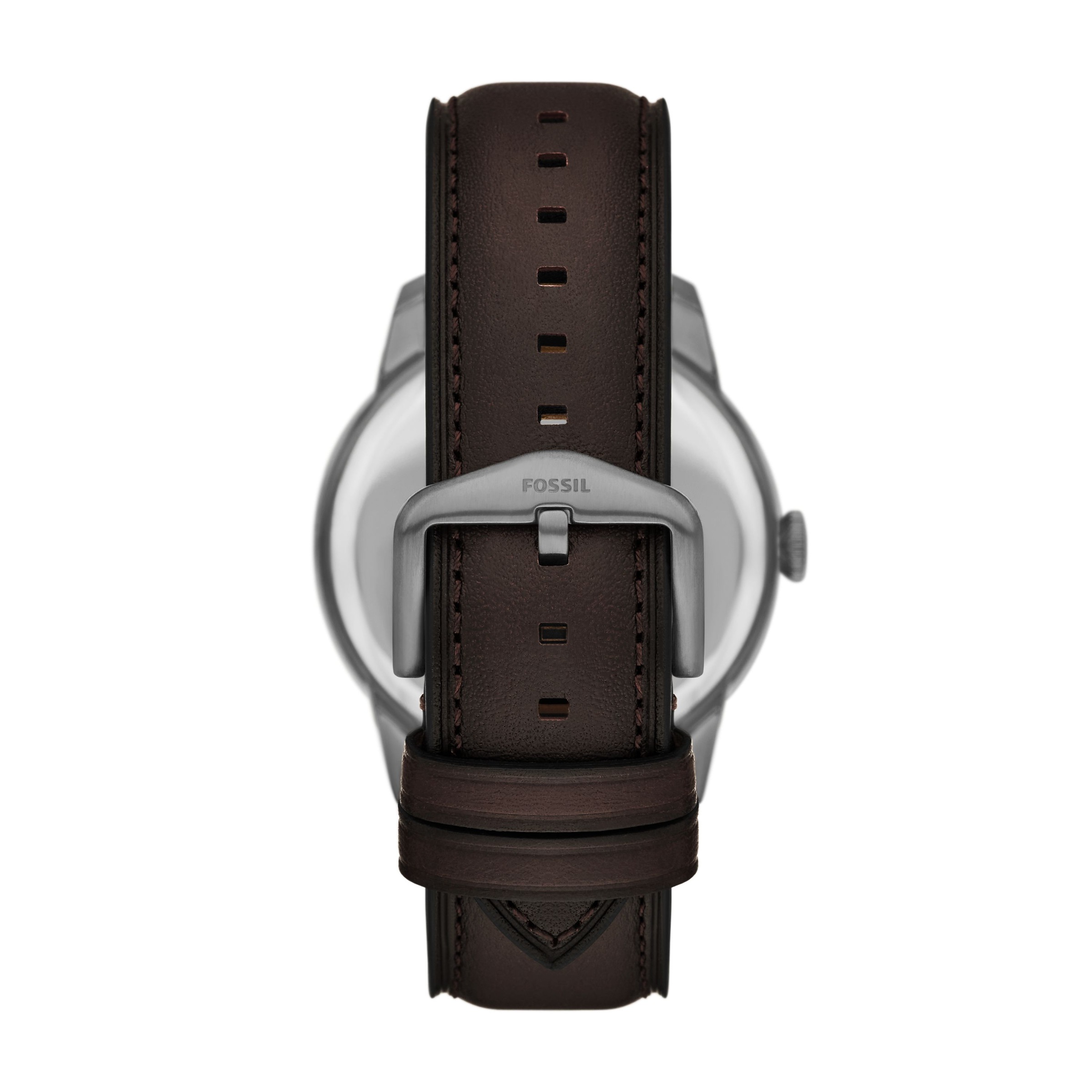 Fossil Quarzuhr »Townsman« Armbanduhr, Lederarmband, digital, analog