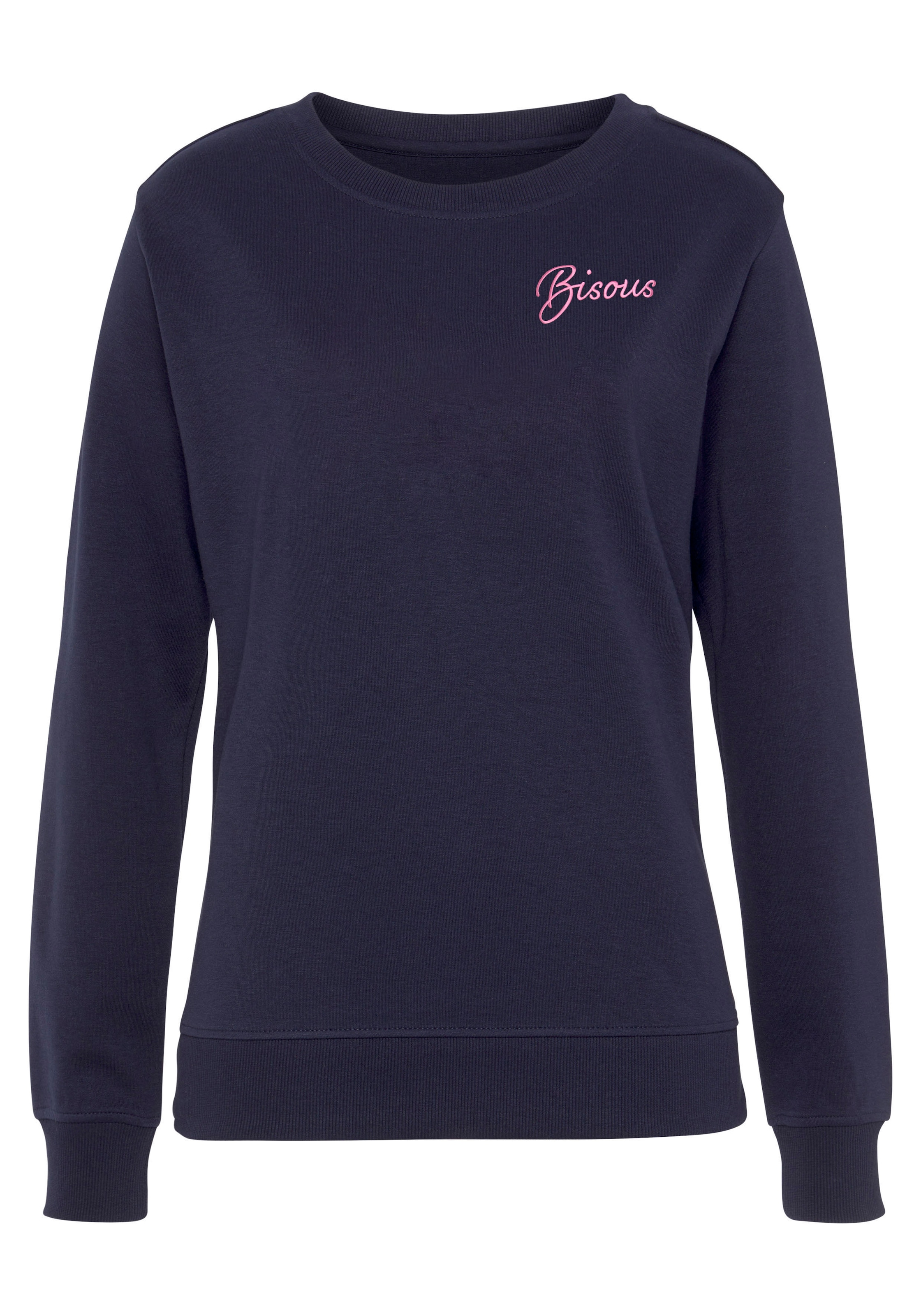 Vivance Sweatshirt, Sweatshirt mit Frontprint, Loungeanzug