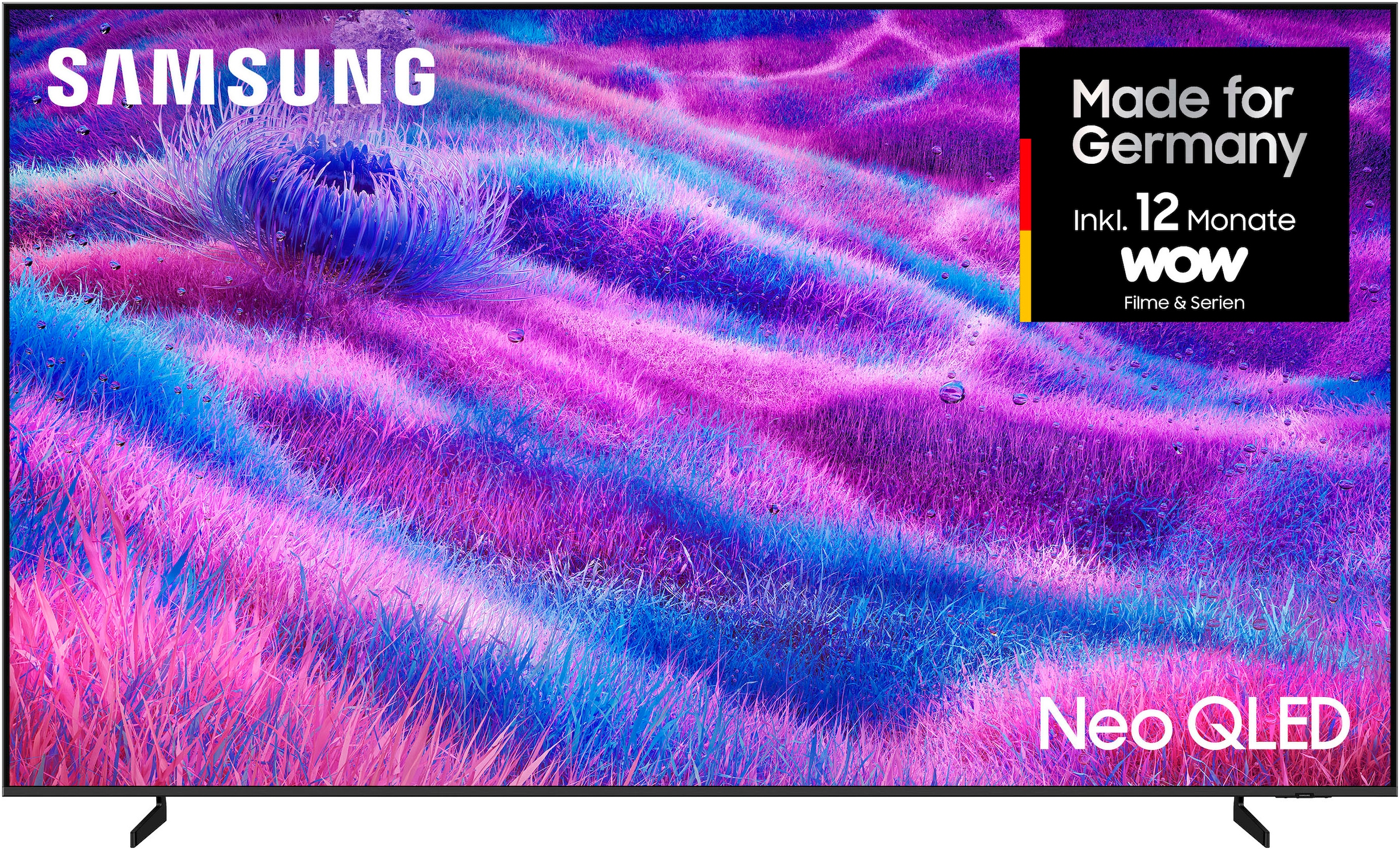 SAMSUNG QLED-Fernseher "GQ100QN80FU", 100 ′′schwarz, Fernseher