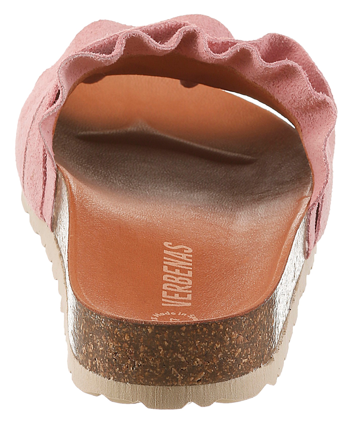 VERBENAS Pantolette "Rocio Roda" Sommerschuh, Flat mit geschwungenen Lasche günstig online kaufen