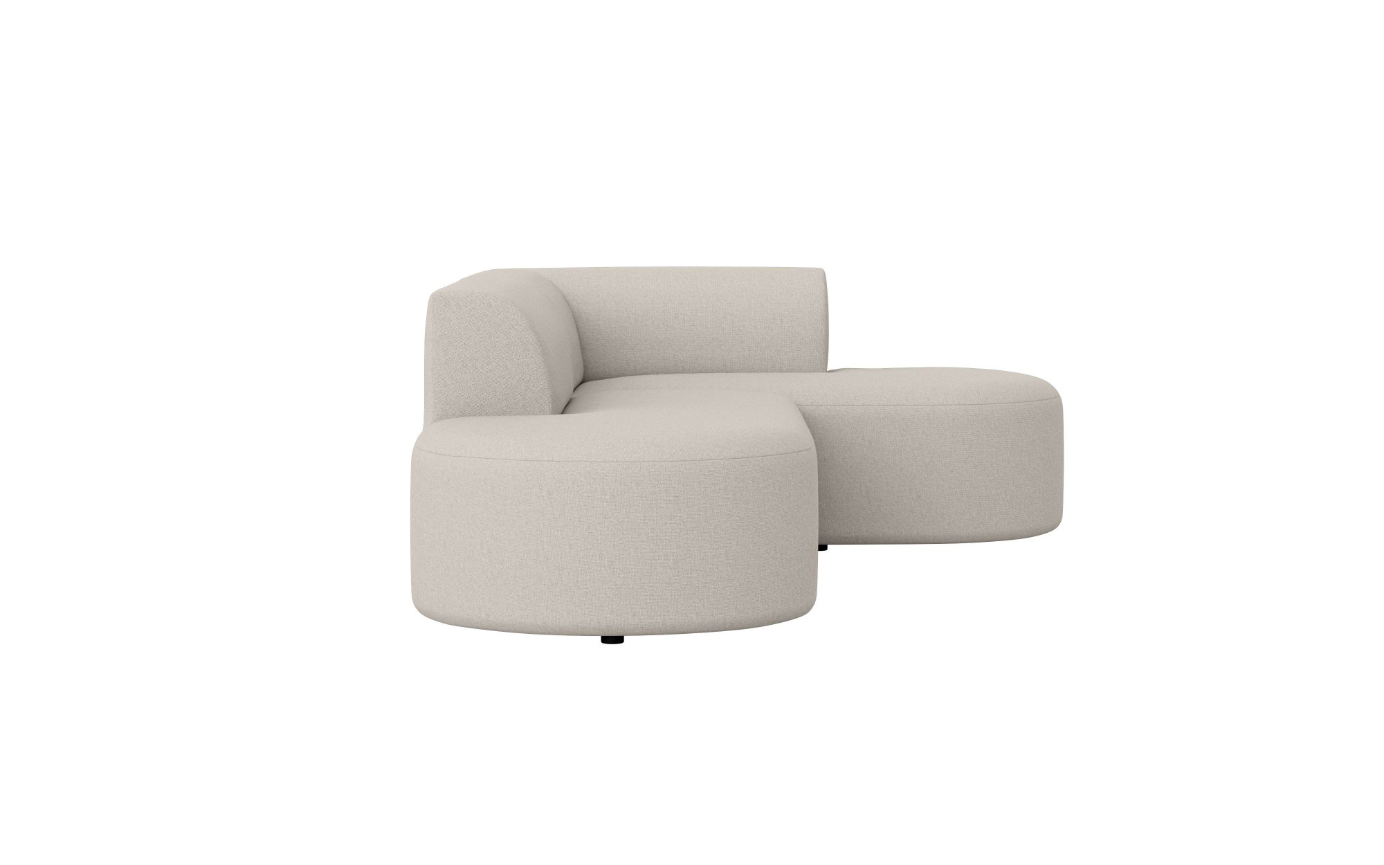 andas Ecksofa »Ecksofa Tvinne mit Ottomane links oder rechts bestellbar«, L-Form, mit Wellenunterfederung, BxTxH 260x170x73 cm
