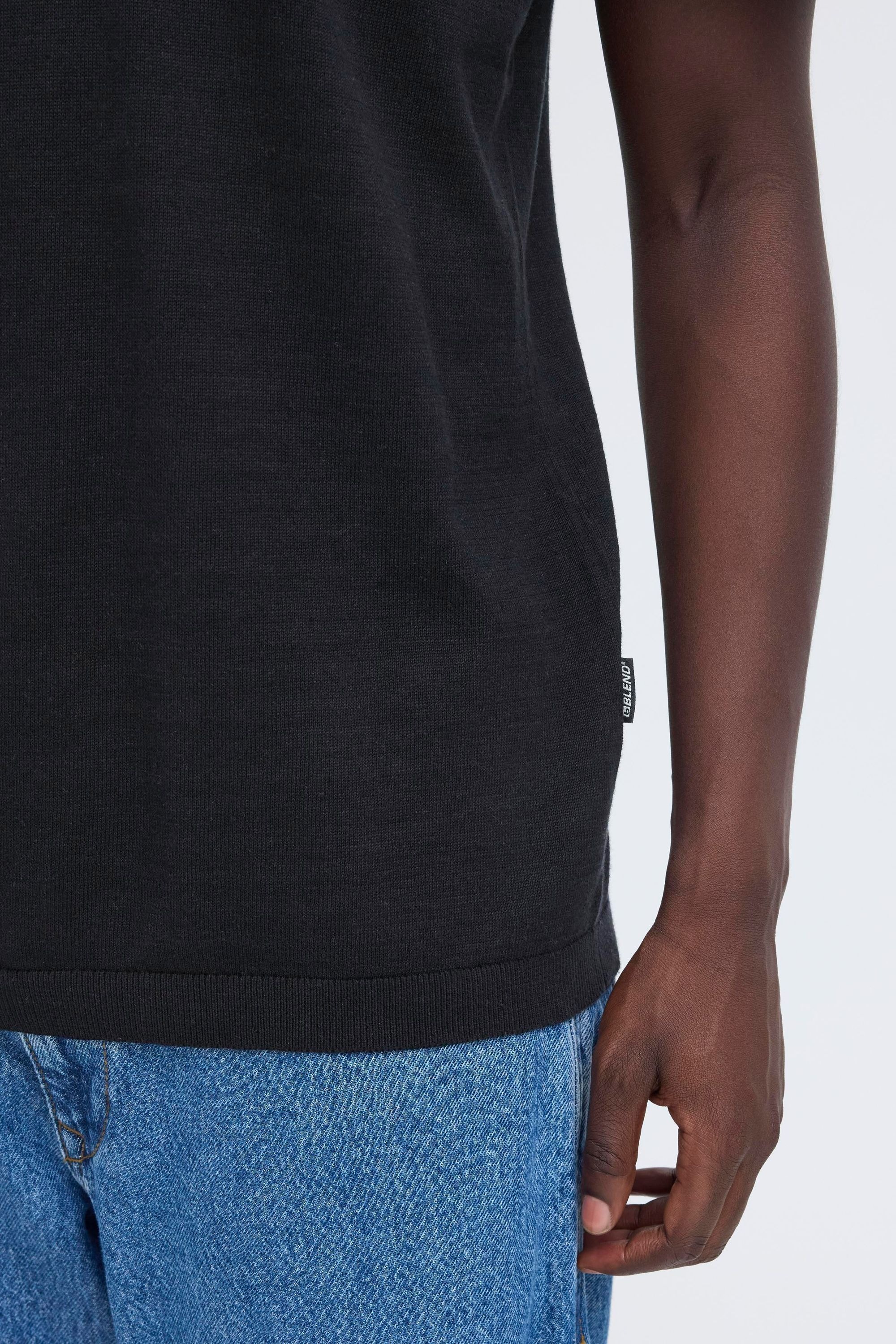 Blend Kurzarmshirt »BHBray Polo« Modisches Strick Polo Shirt