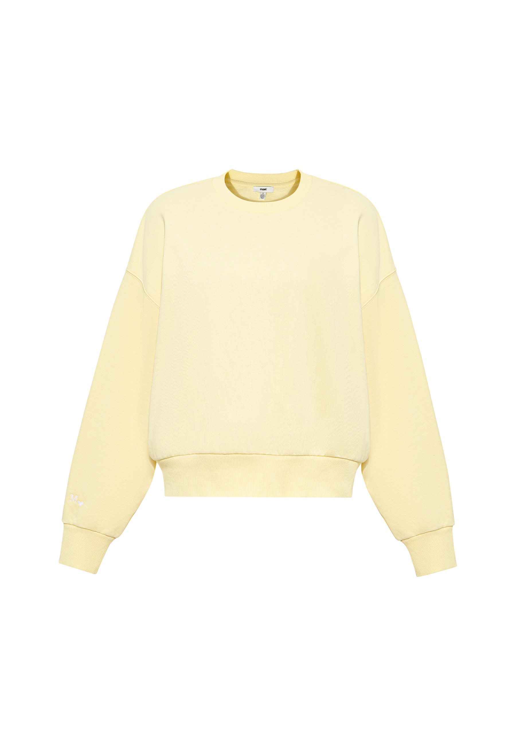 Mavi Rundhalspullover »CREW NECK SWEATSHIRT«, Sweatshirt cropped