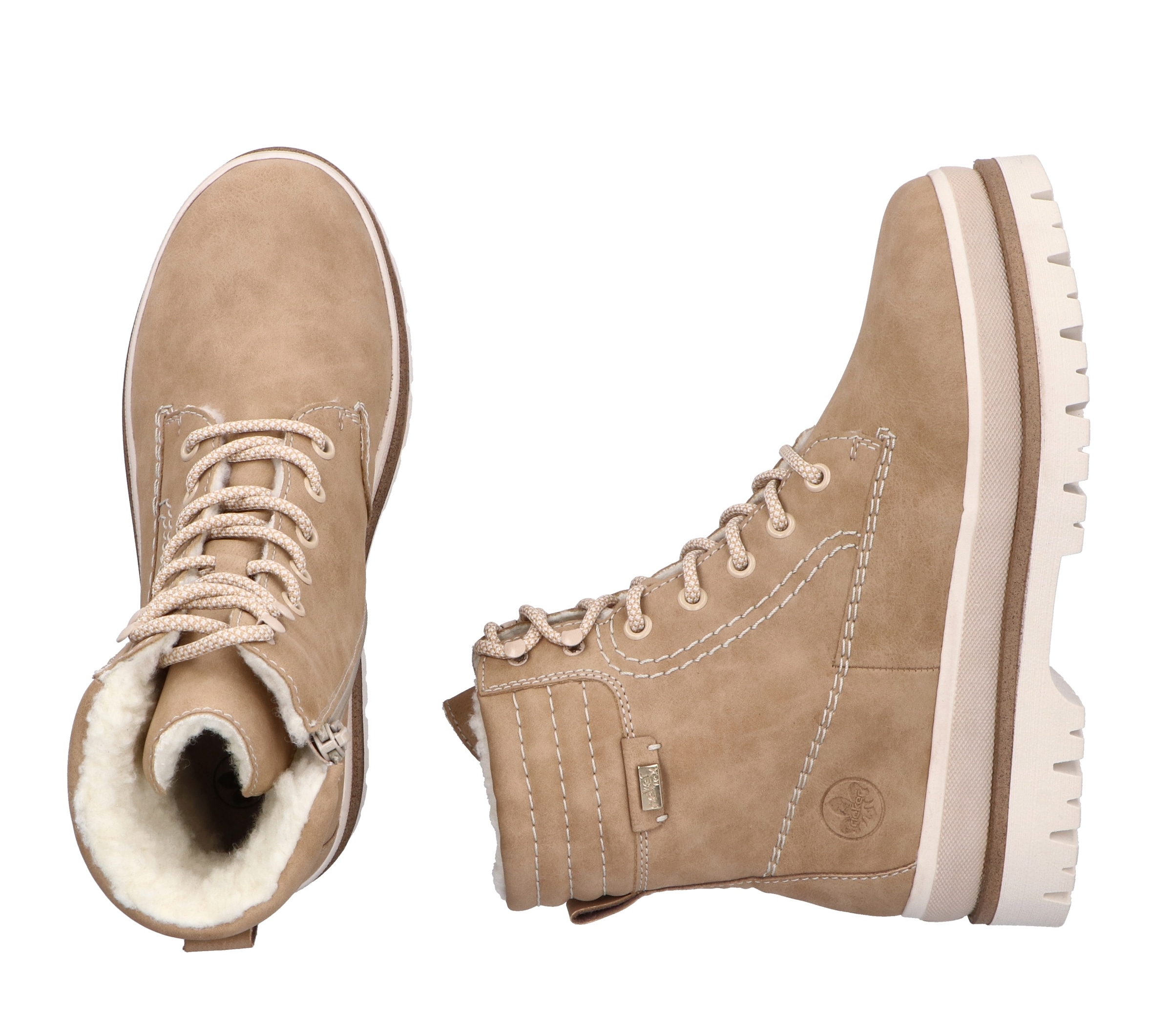 Rieker Winterstiefelette, Plateauboots, Winterboots, Stiefelette mit riekerTEX-Membran