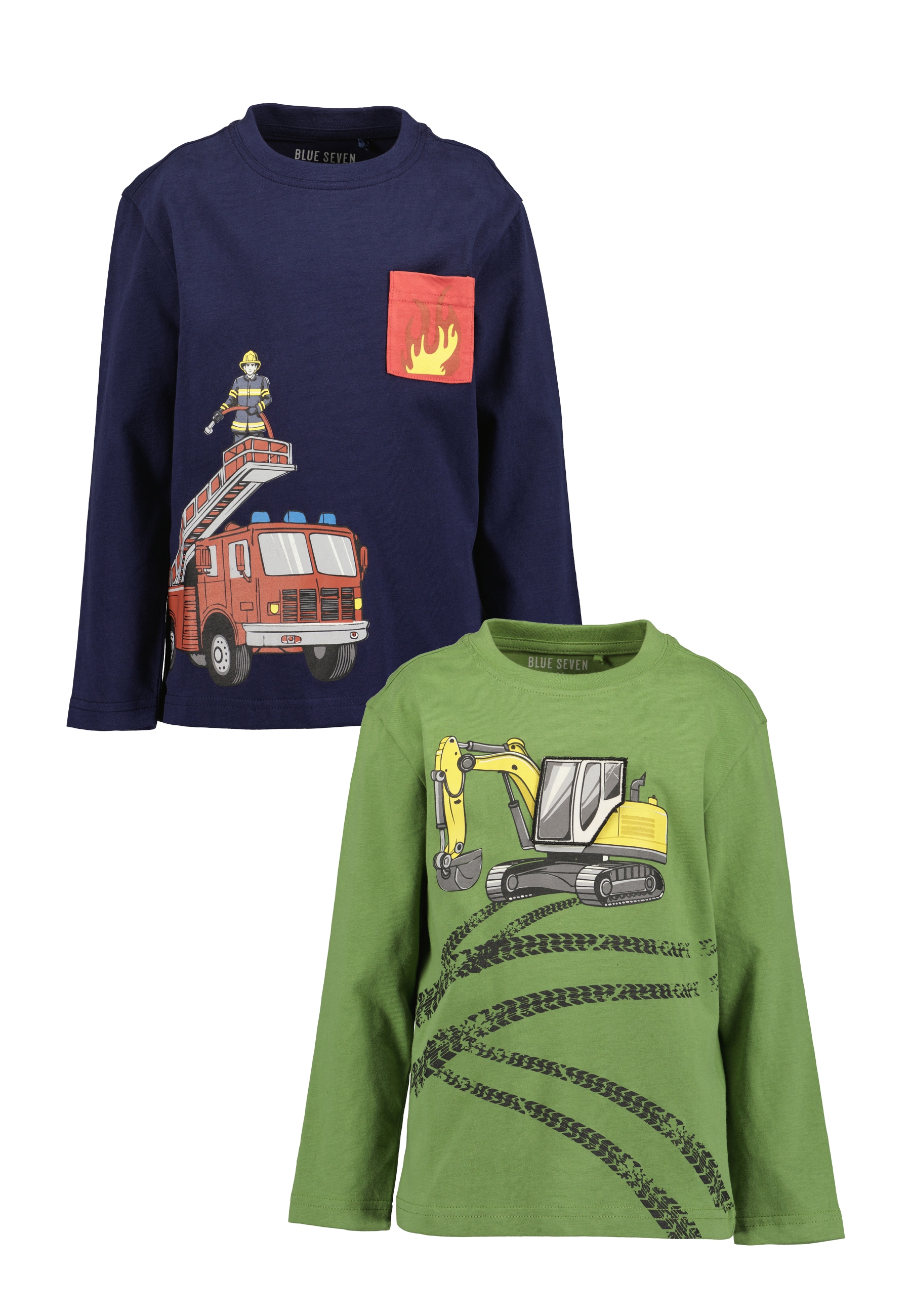 Blue Seven "Jungen 2er Pack Langarmshirts"