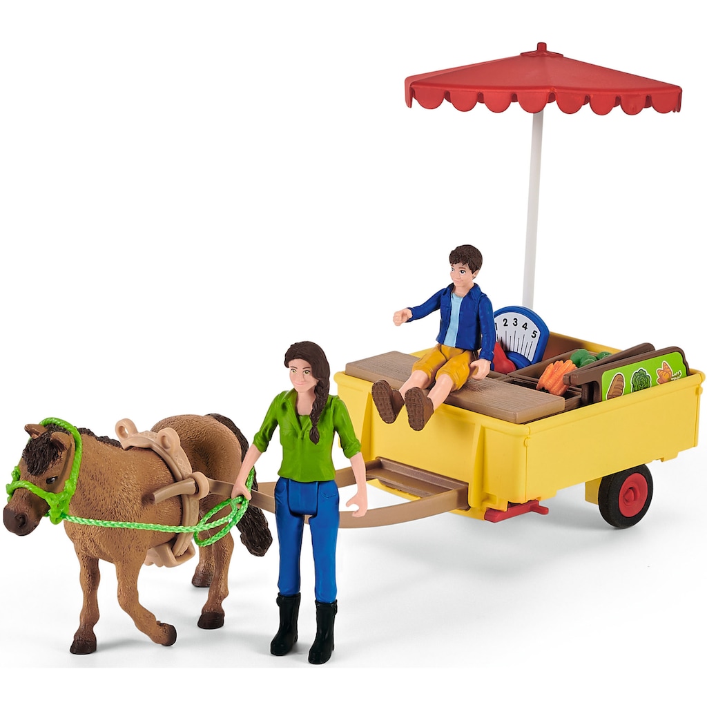 Schleich® Spielwelt »FARM WORLD, Mobiler Farm Stand (42528)«