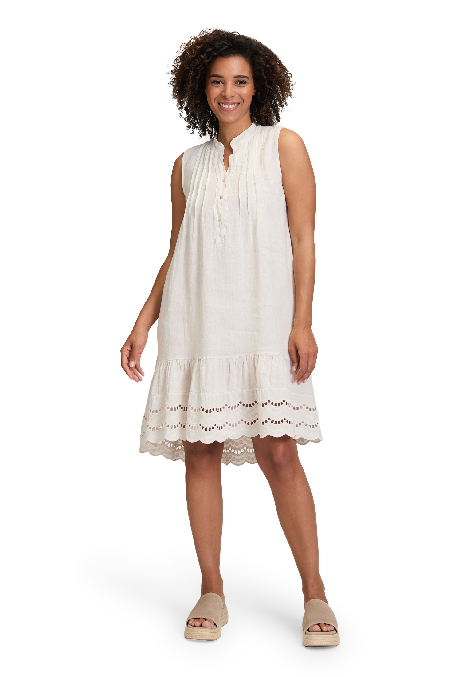 Cartoon Druckkleid »Cartoon Casual-Kleid mit Stickerei«, Material