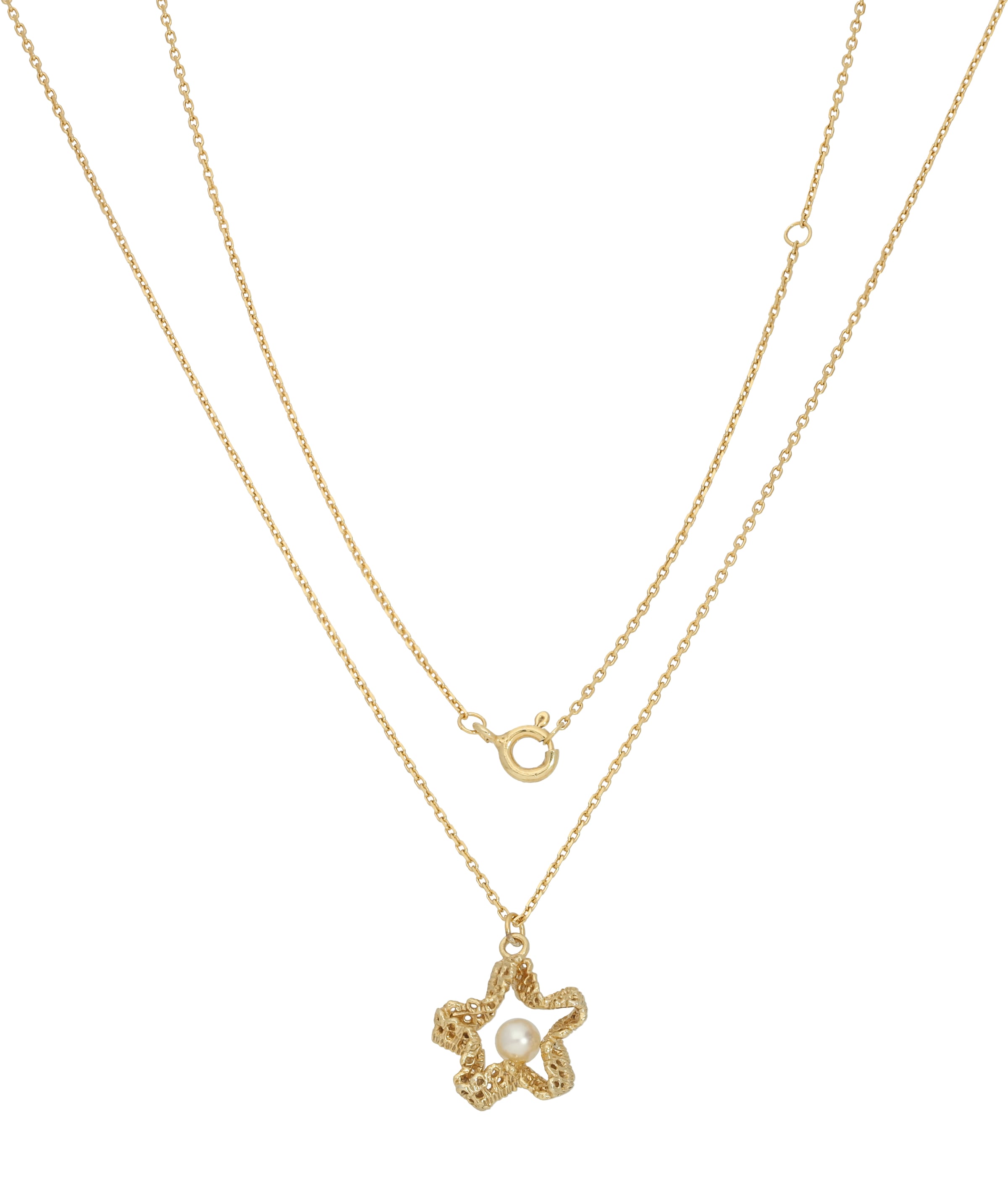 Vivance Kette mit Anhänger »star and pearl«