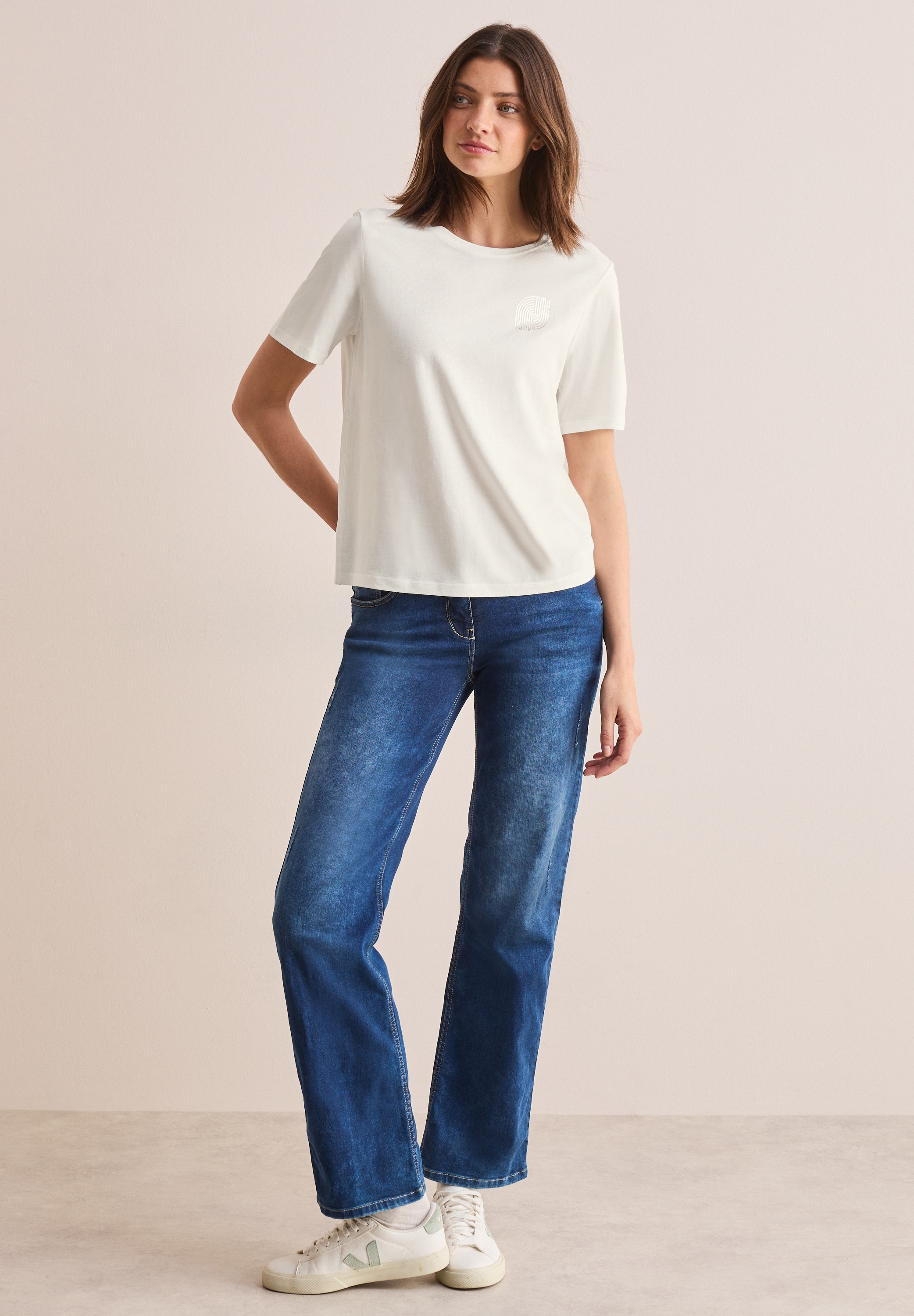 Thumbnail - Cecil Print-Shirt, im soften Baumwoll-Mix