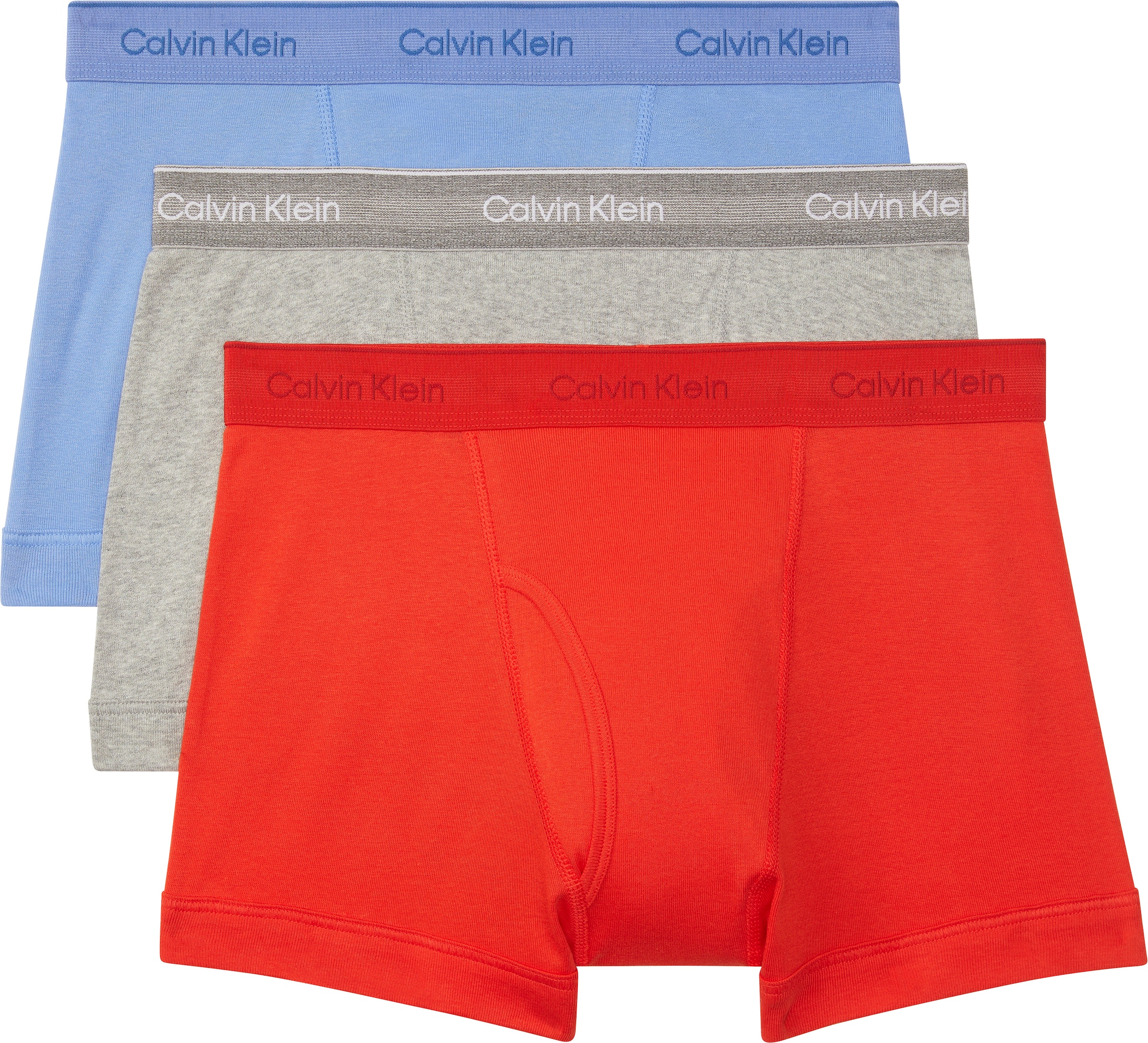 Calvin Klein Underwear Boxershorts »TRUNK 3PK«, (Packung, 3er-Pack), mit Logo-Elastikbund