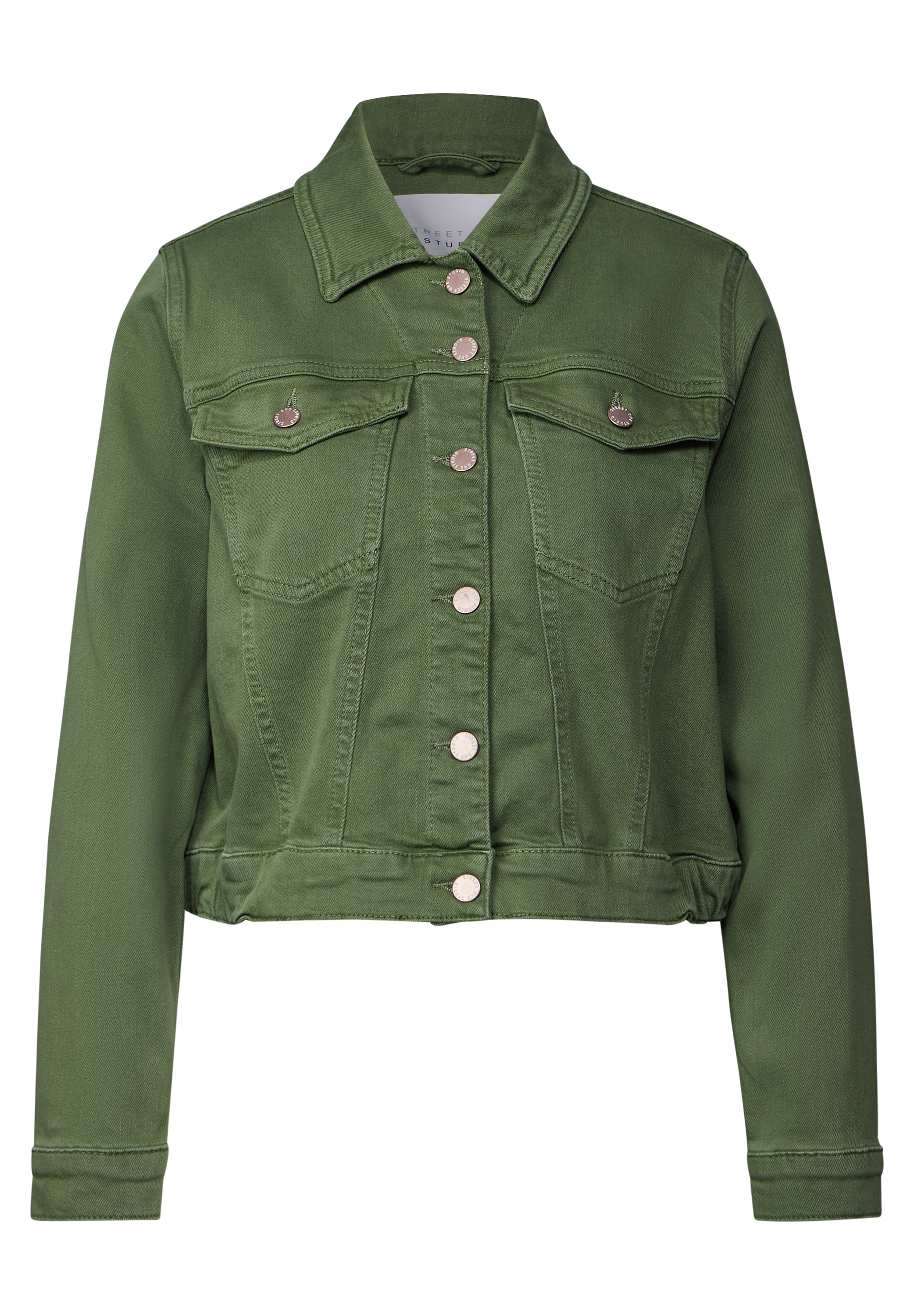 STREET ONE STUDIO Jeansjacke, ohne Kapuze, mit Brusttaschen