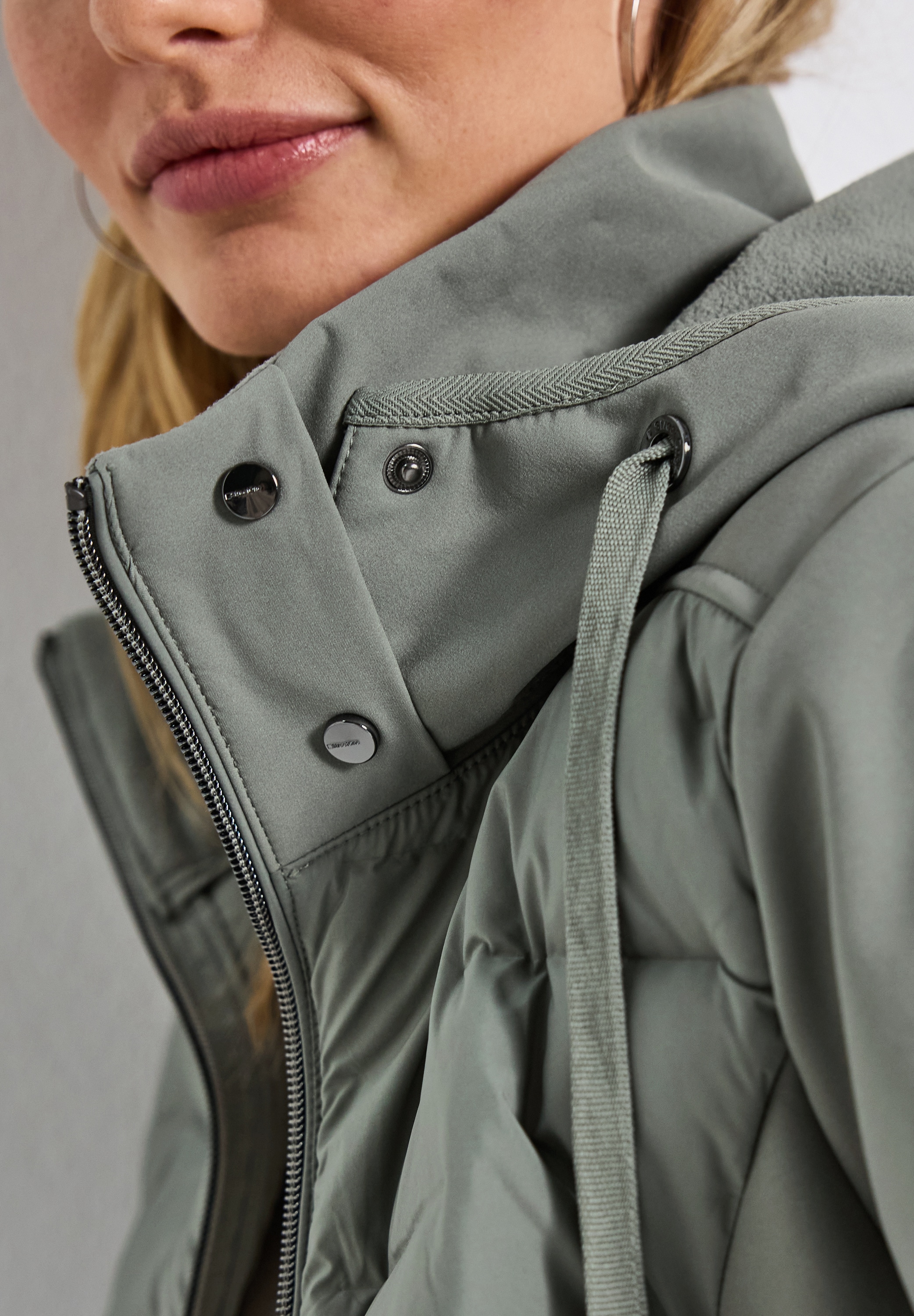 STREET ONE Softshelljacke, mit Kapuze, mit Kapuze