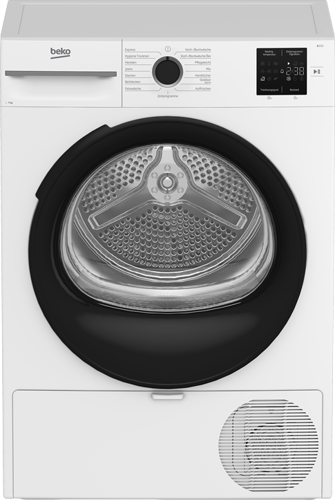 BEKO Wärmepumpentrockner »BM3T37249W« AquaWave Schontrommel schont Ihre Wäsche