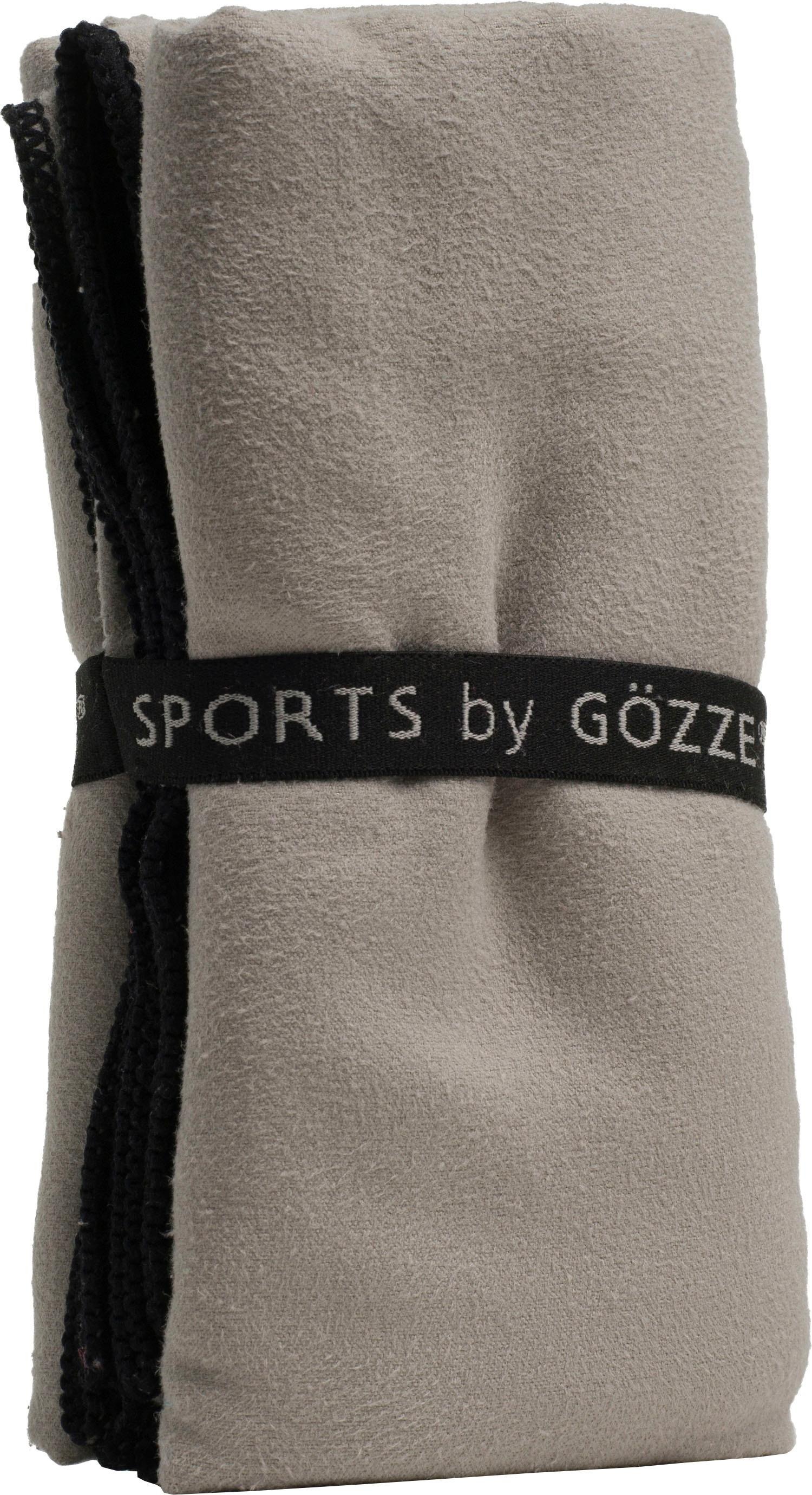 Gözze Sporthandtuch »Sports by Gözze«, (1 St.), im Set, schnell trocknend, Mikrofaser, für Sport, Reisen & Camping