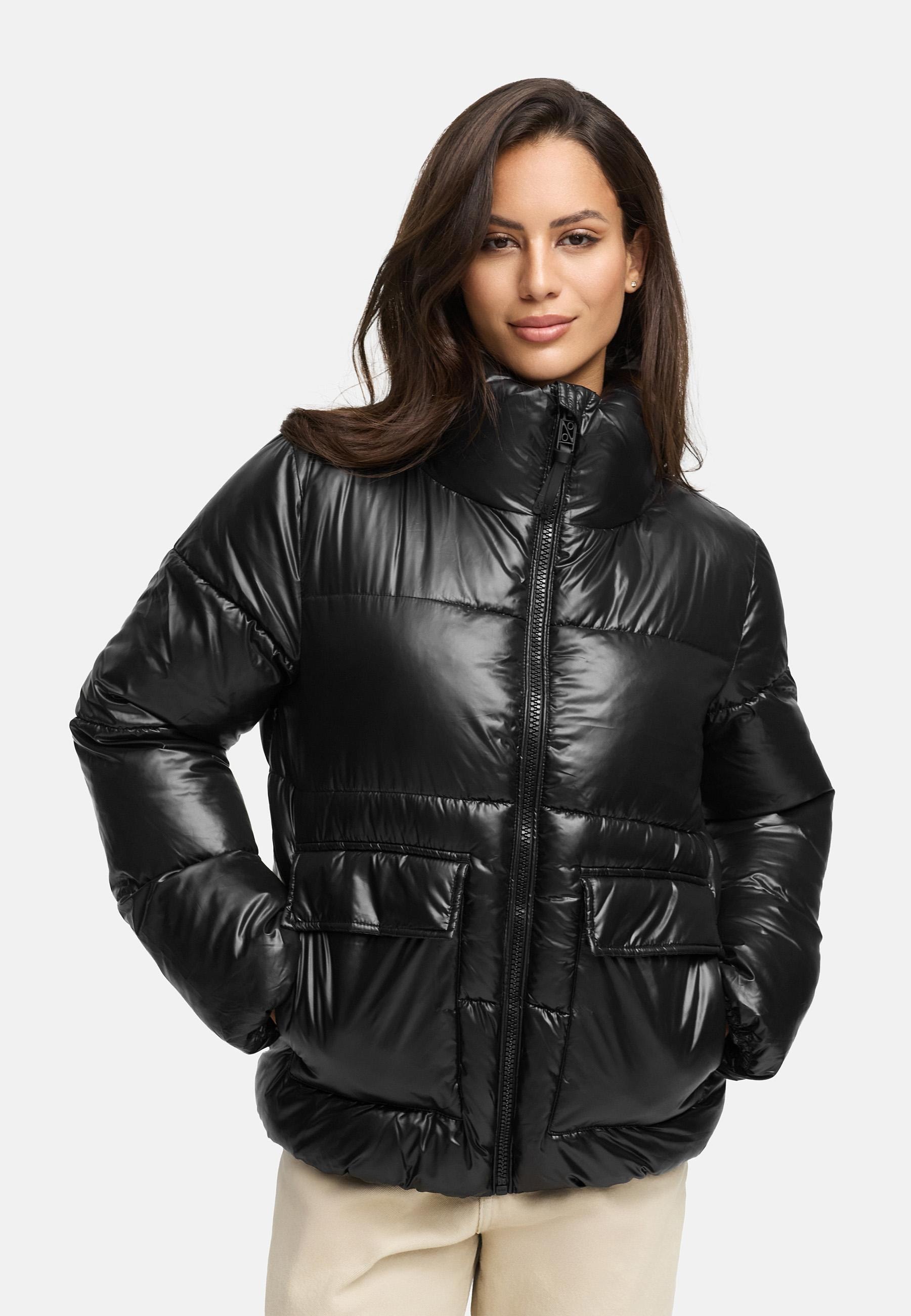 Navahoo Kurzjacke »Eispracht 14«, ohne Kapuze, Kurze gesteppte Damen Winterjacke