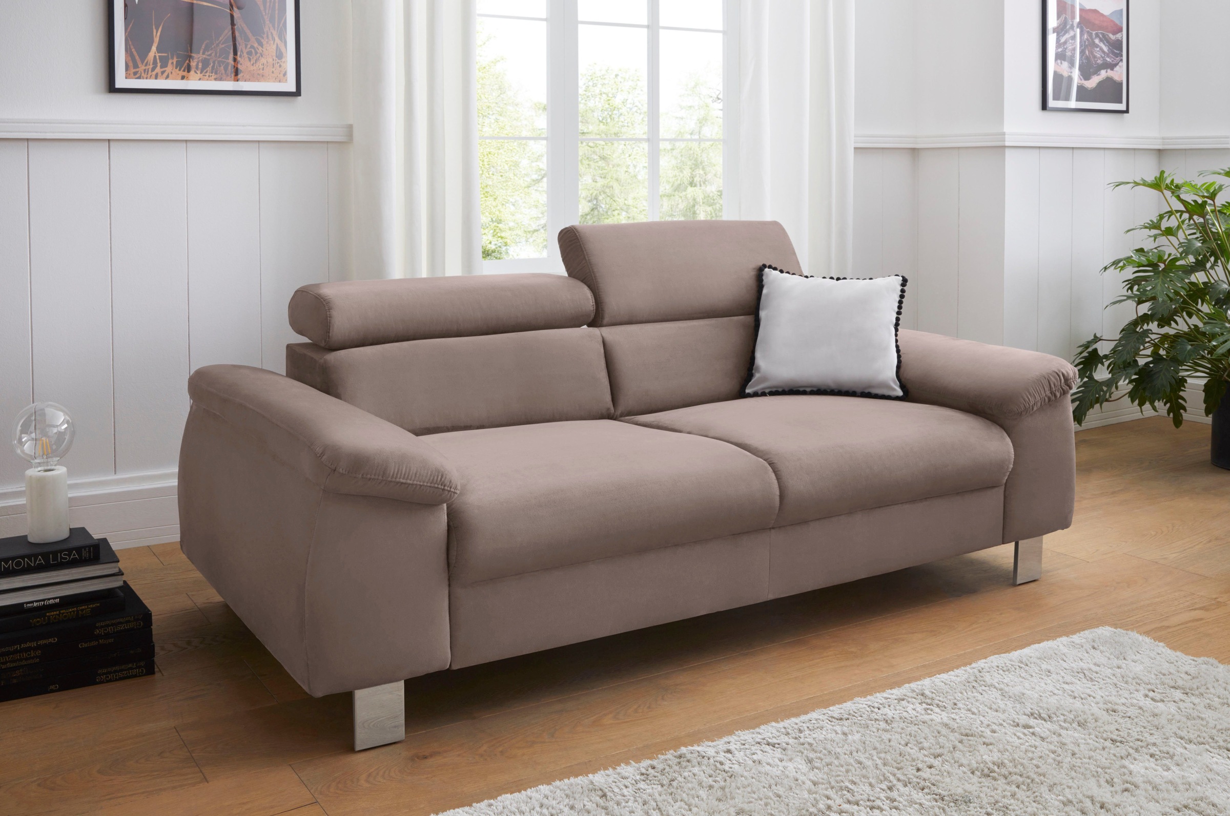 COTTA Polstergarnitur "Komaris, B: 193 bzw. 100 cm" Set, Set: 3er-Sofa & Ho günstig online kaufen
