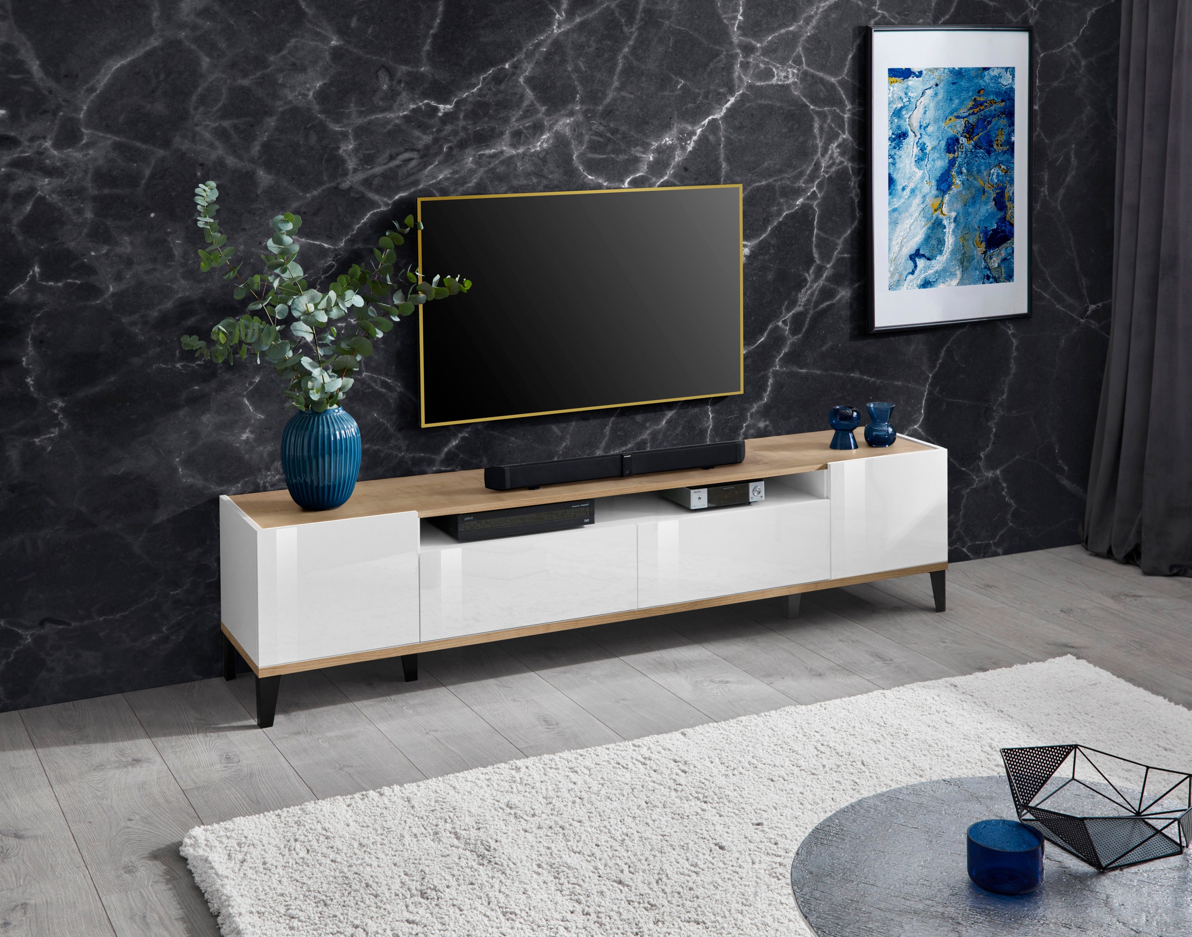 INOSIGN Lowboard "SunriseTV-Board, TV-Schrank", Breite 200 cm günstig online kaufen