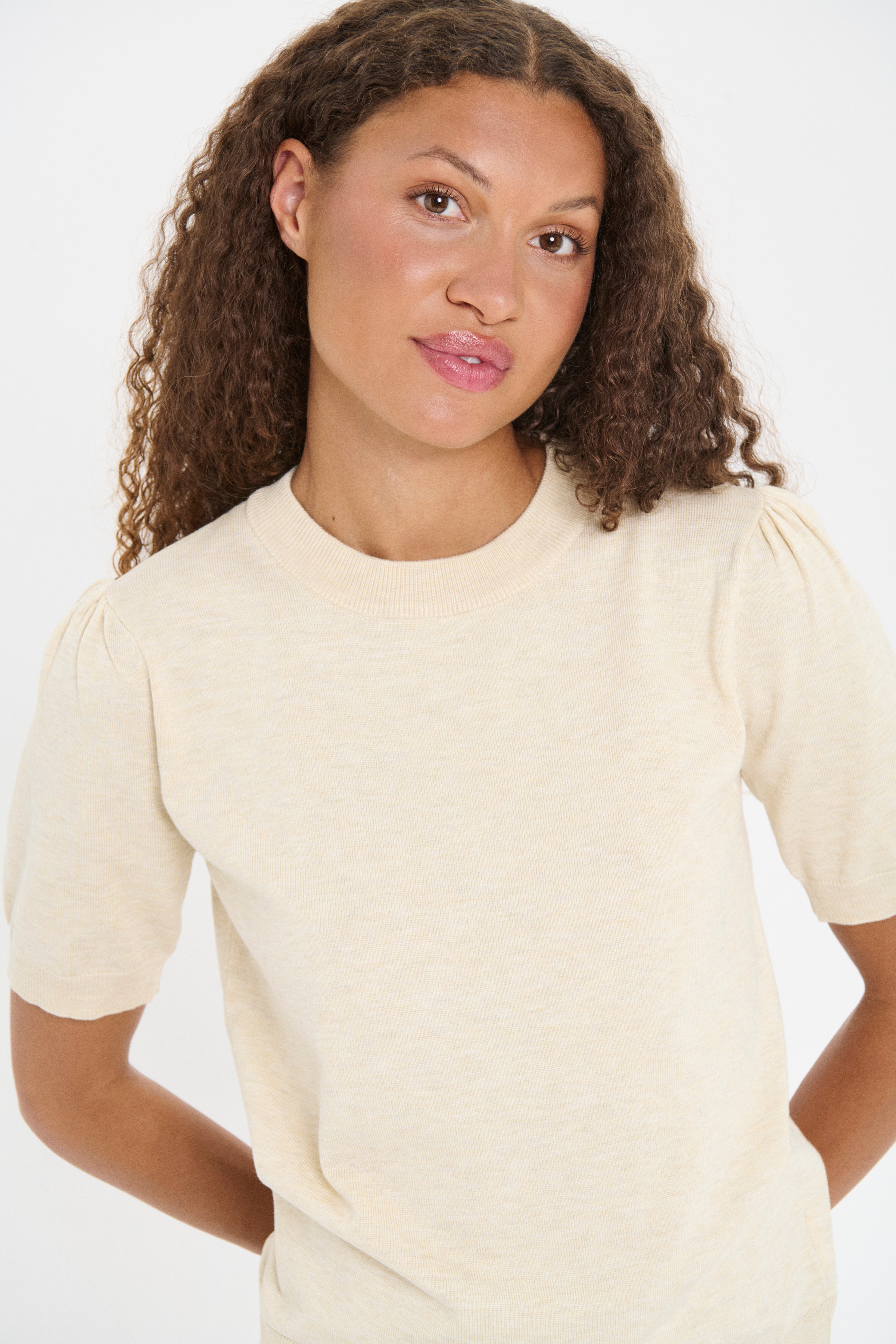 Thumbnail - Saint Tropez Kurzarmpullover "MilaSZ SS" Viskosemischung, Classic fit