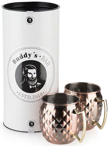 Buddy's Cocktailglas, (Set, 2 tlg.), Edelstahl, 500 ml