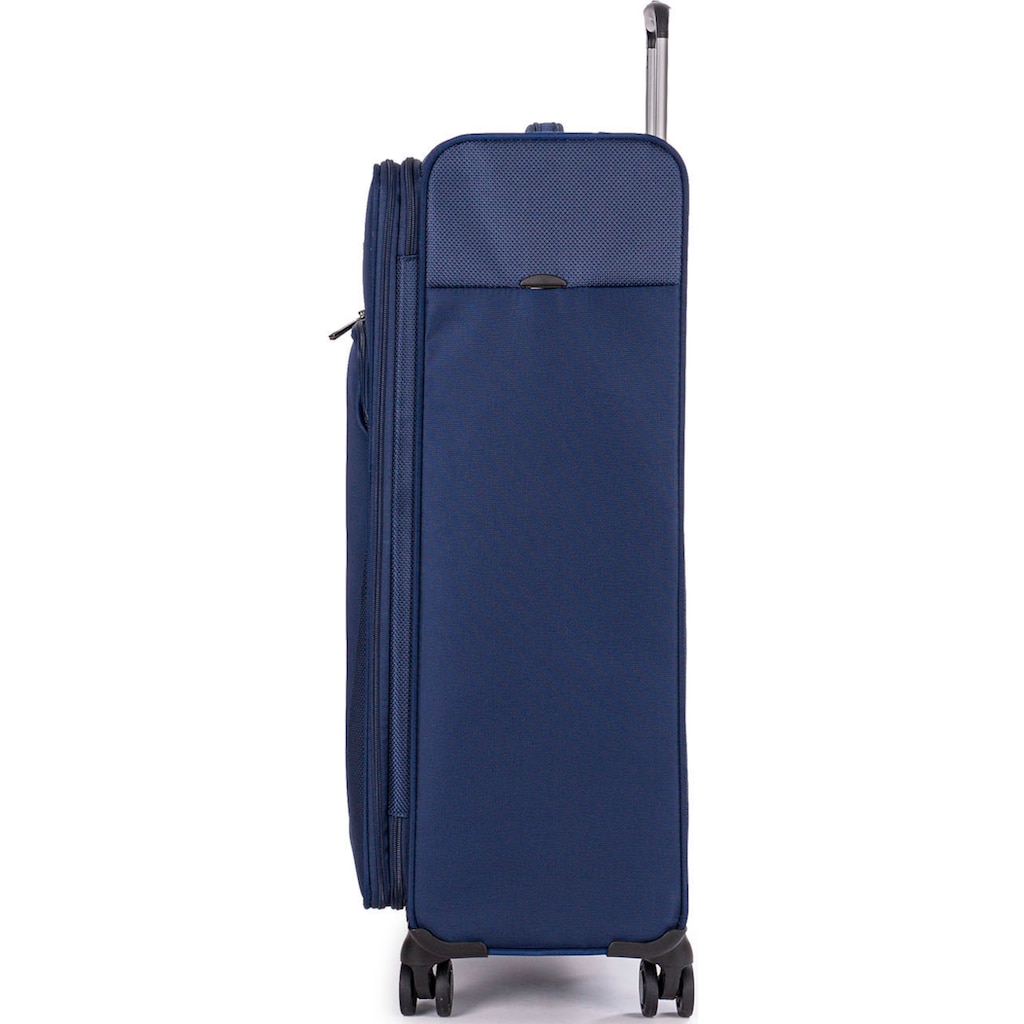 Stratic Weichgepäck-Trolley »Mix L, blue«, 4 Rollen