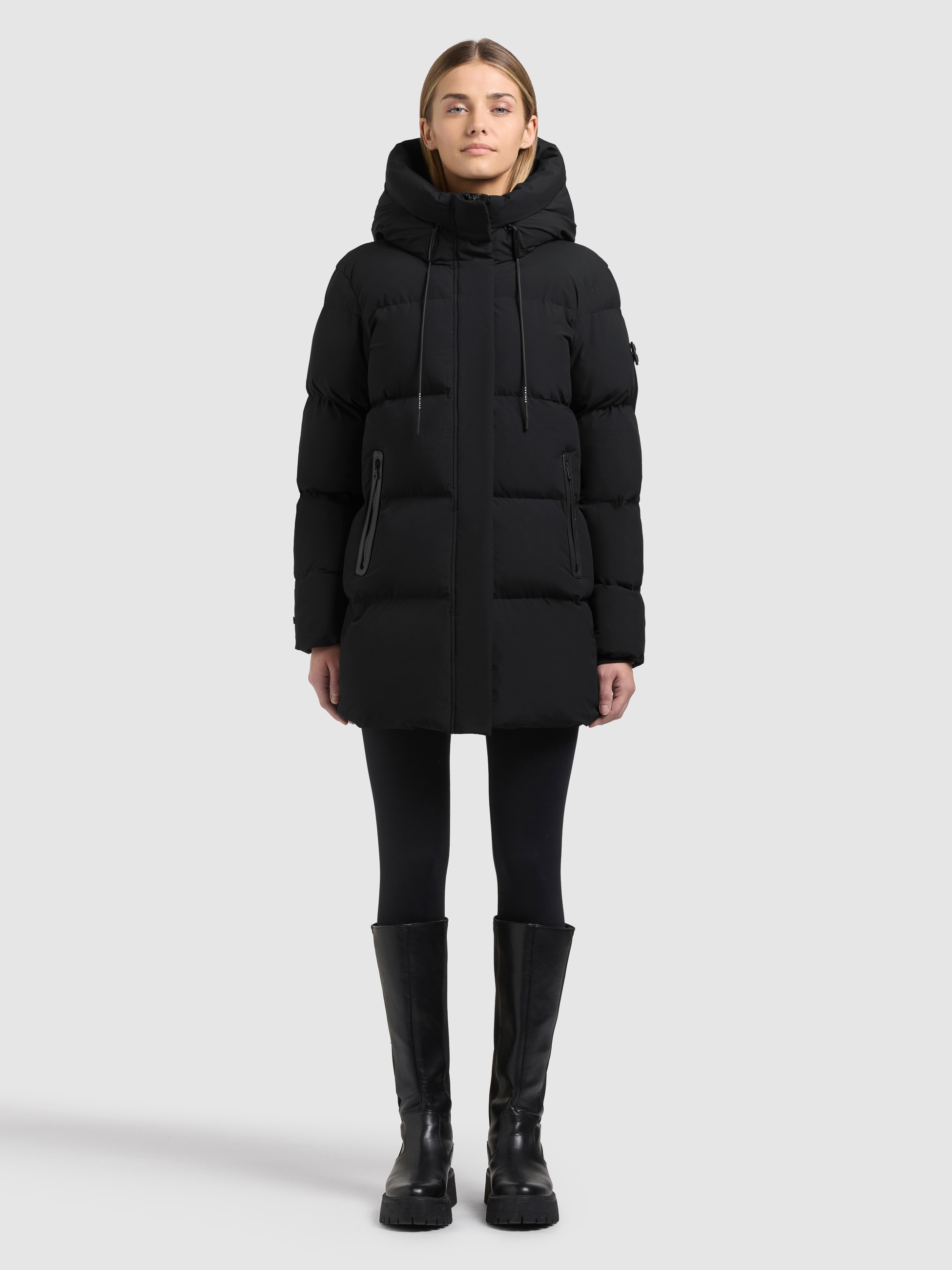 khujo Steppjacke »DROWN2 MATT« mit Kapuze