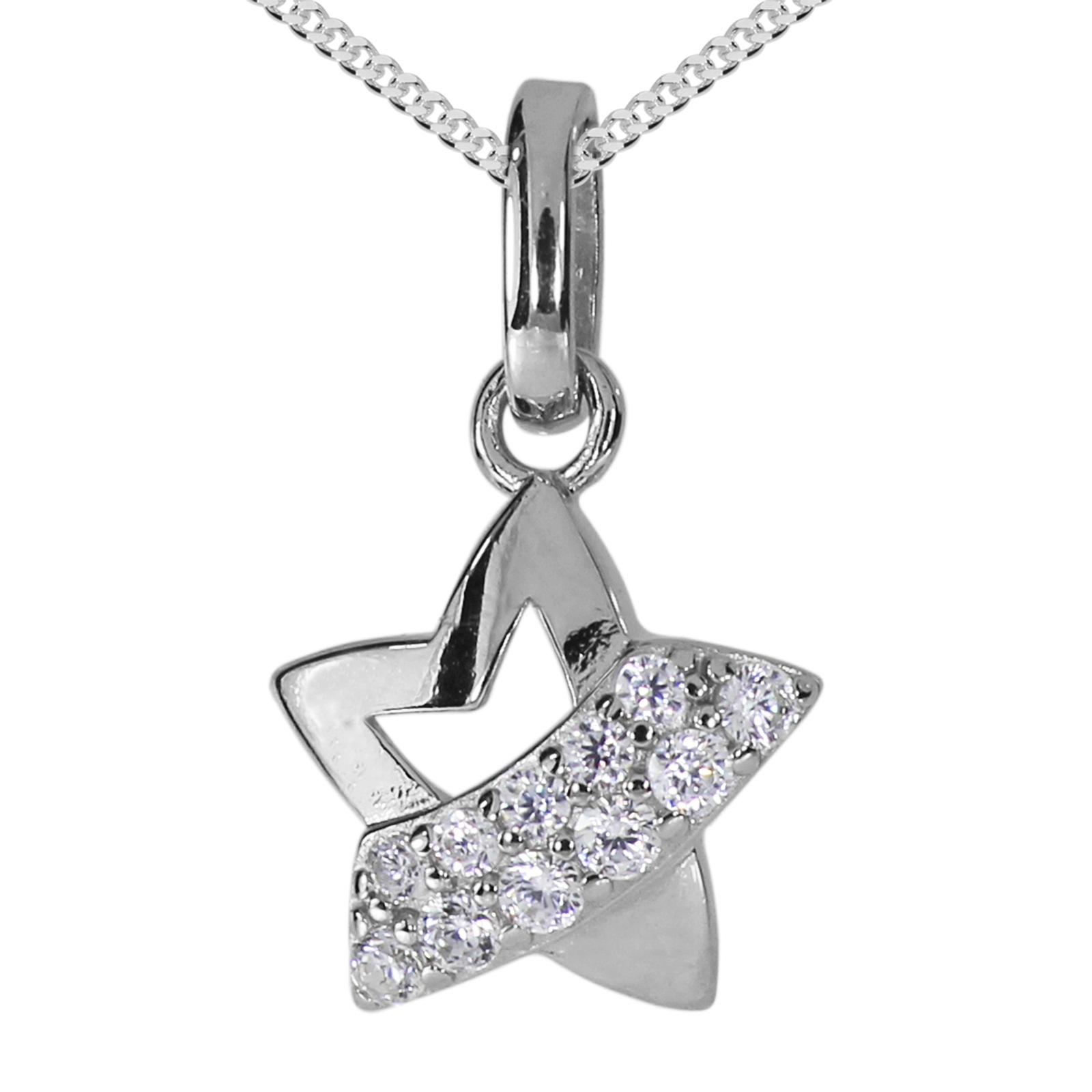 Ostsee-Schmuck Stern Necklace Silver 40cm