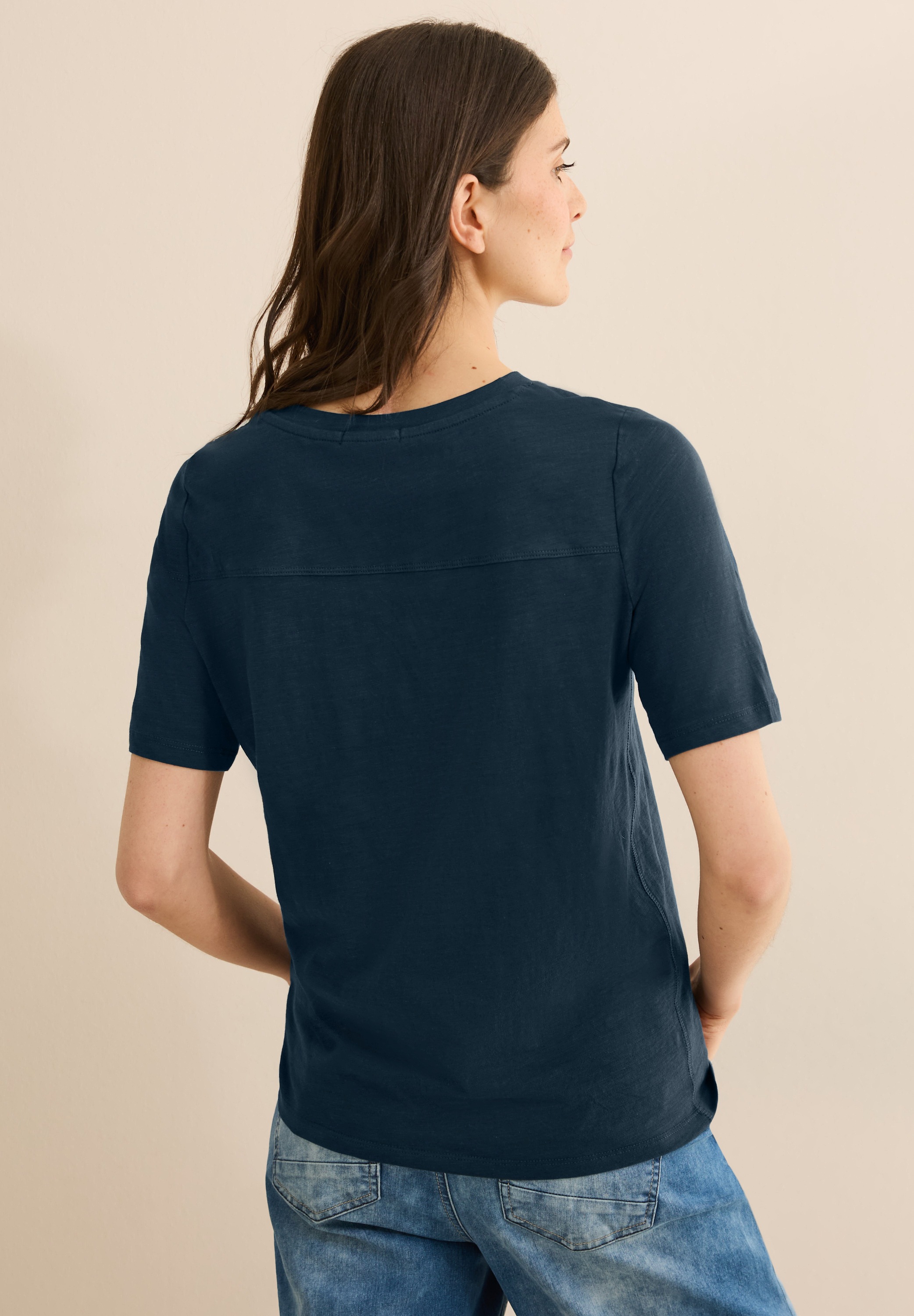 Cecil T-Shirt, aus reiner Baumwolle