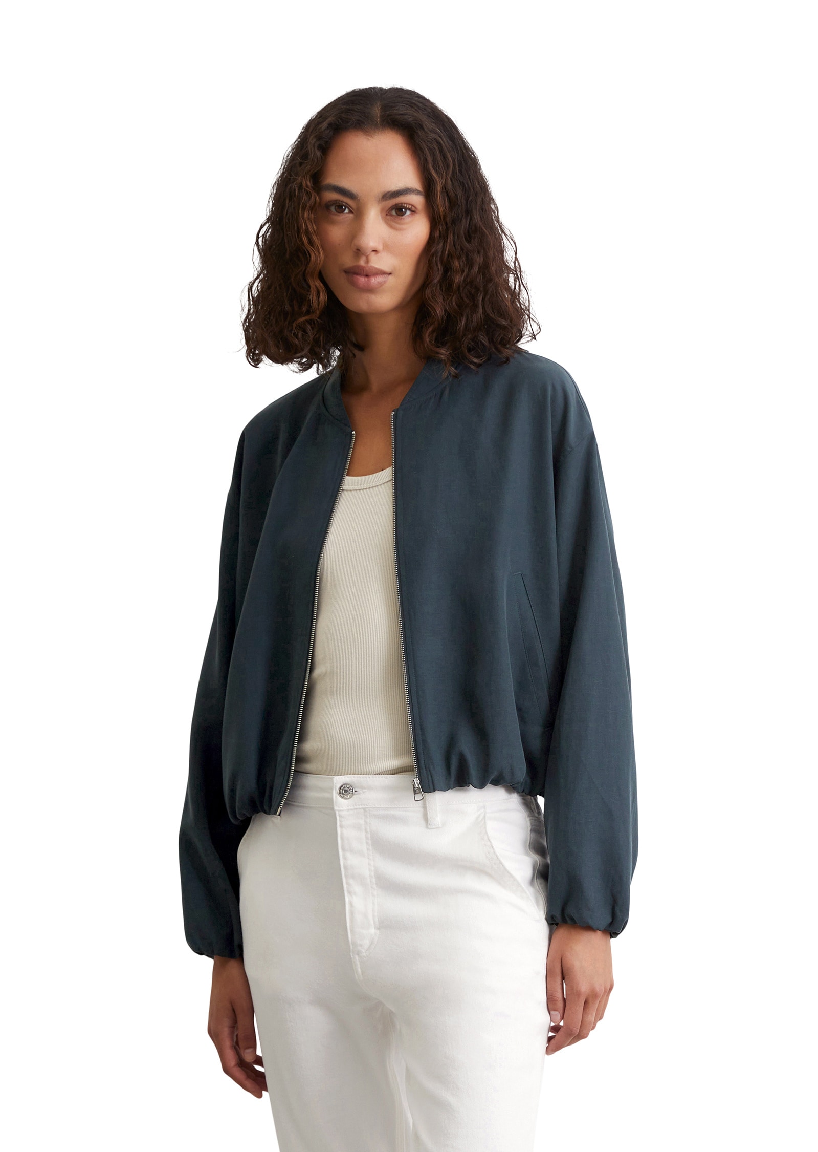 Marc OPolo "aus TENCEL™ Lyocell-Leinen-Mix" ohne Kapuze günstig online kaufen