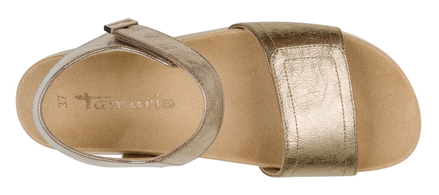 Tamaris Keilsandalette, Plateau, Sommerschuh, Riemchensandale mit Klettverschlüssen
