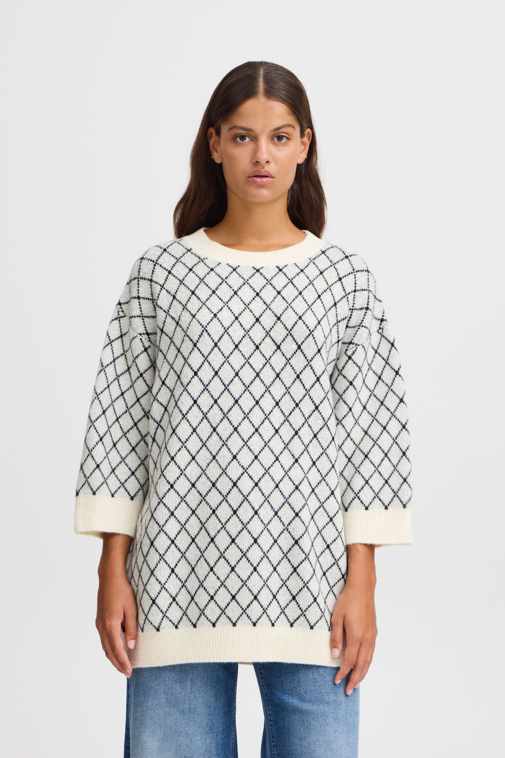 Ichi Strickfleece-Pullover »Strickpullover IHALVINO MS«