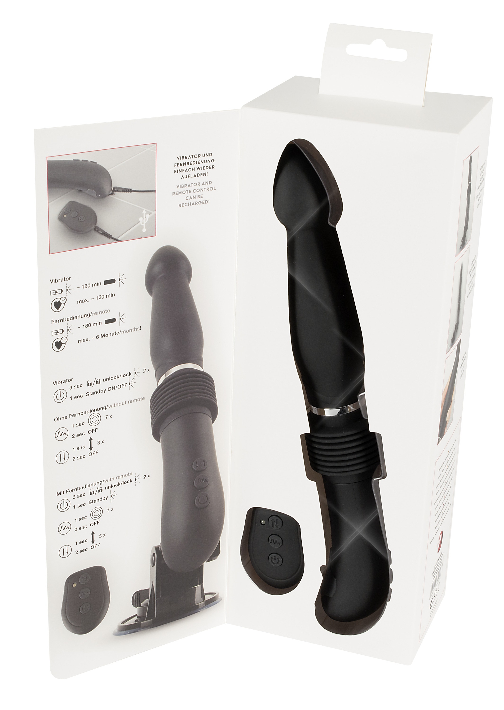 You2Toys Vibrator »Vibrator mit Stoßfunktion RC Fucking Machine«