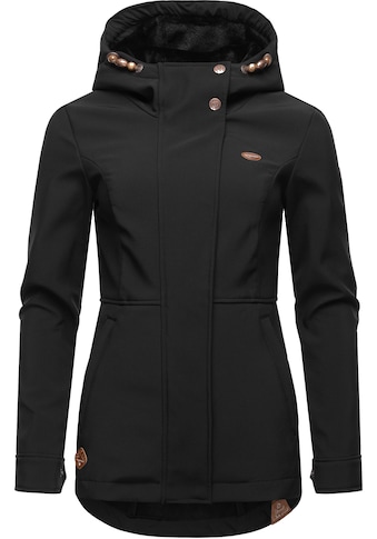 Ragwear Softshelljacke »Yba« su Kapuze sportli...