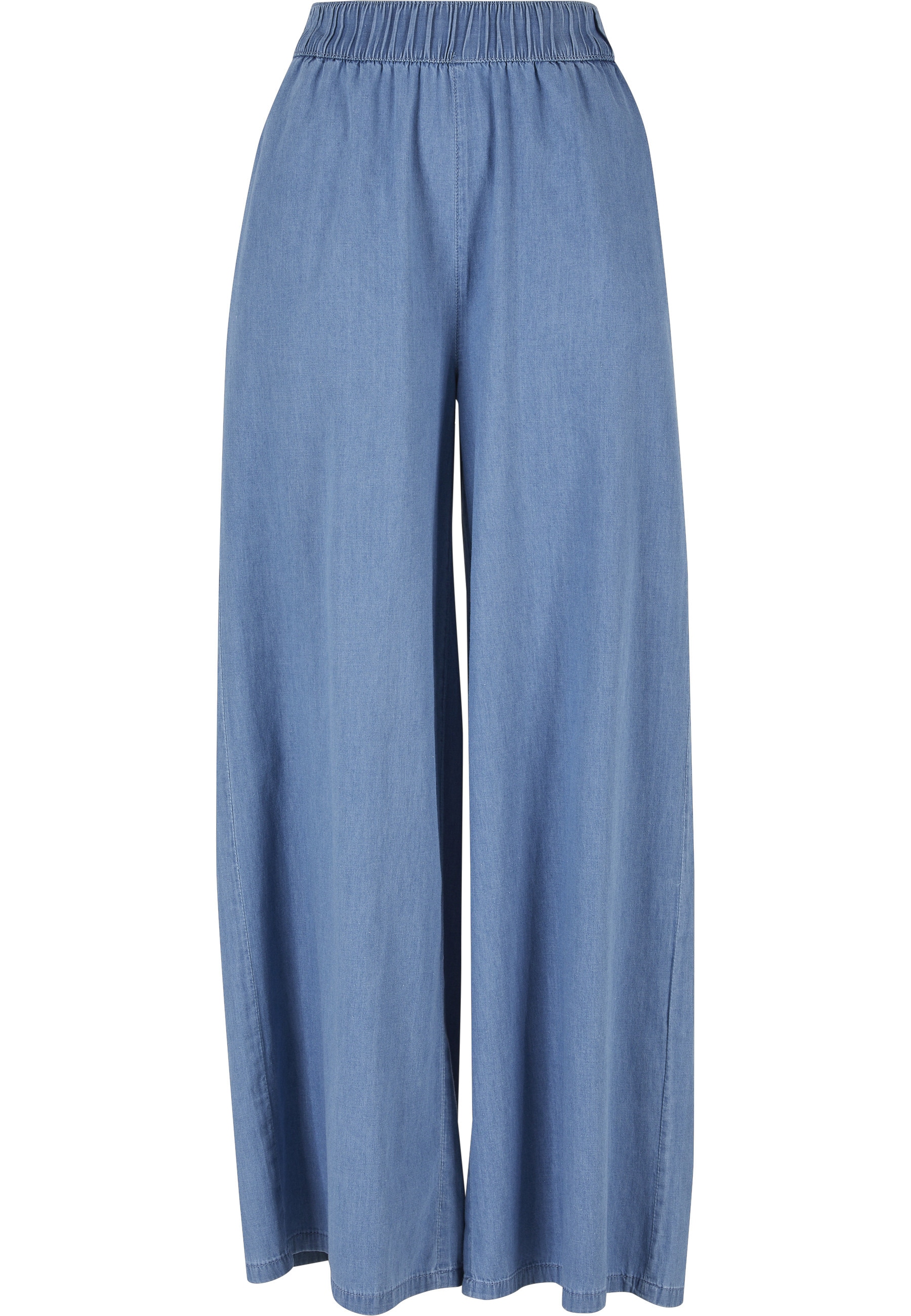 URBAN CLASSICS Stoffhose "Urban Classics Damen Ladies Light Denim Wide Leg Pants"