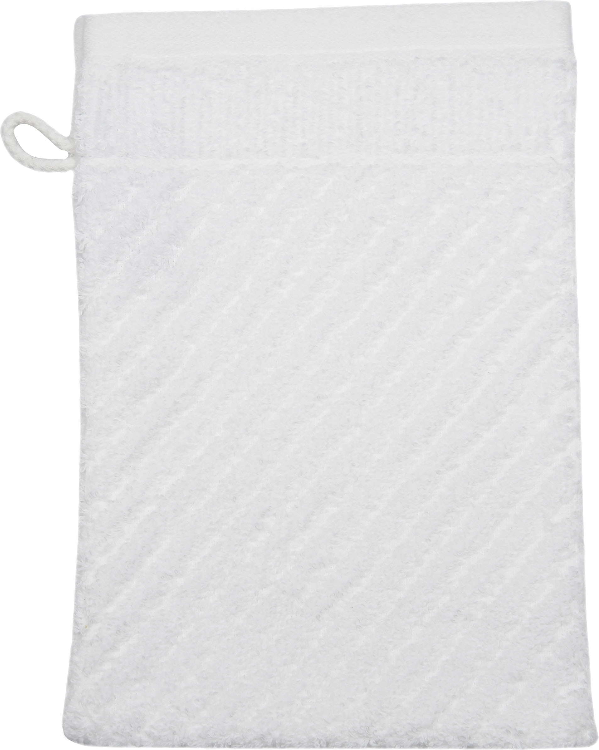 Thumbnail - ROSS Waschhandschuh "Smart" Uni-Rippe mit Velourslabel