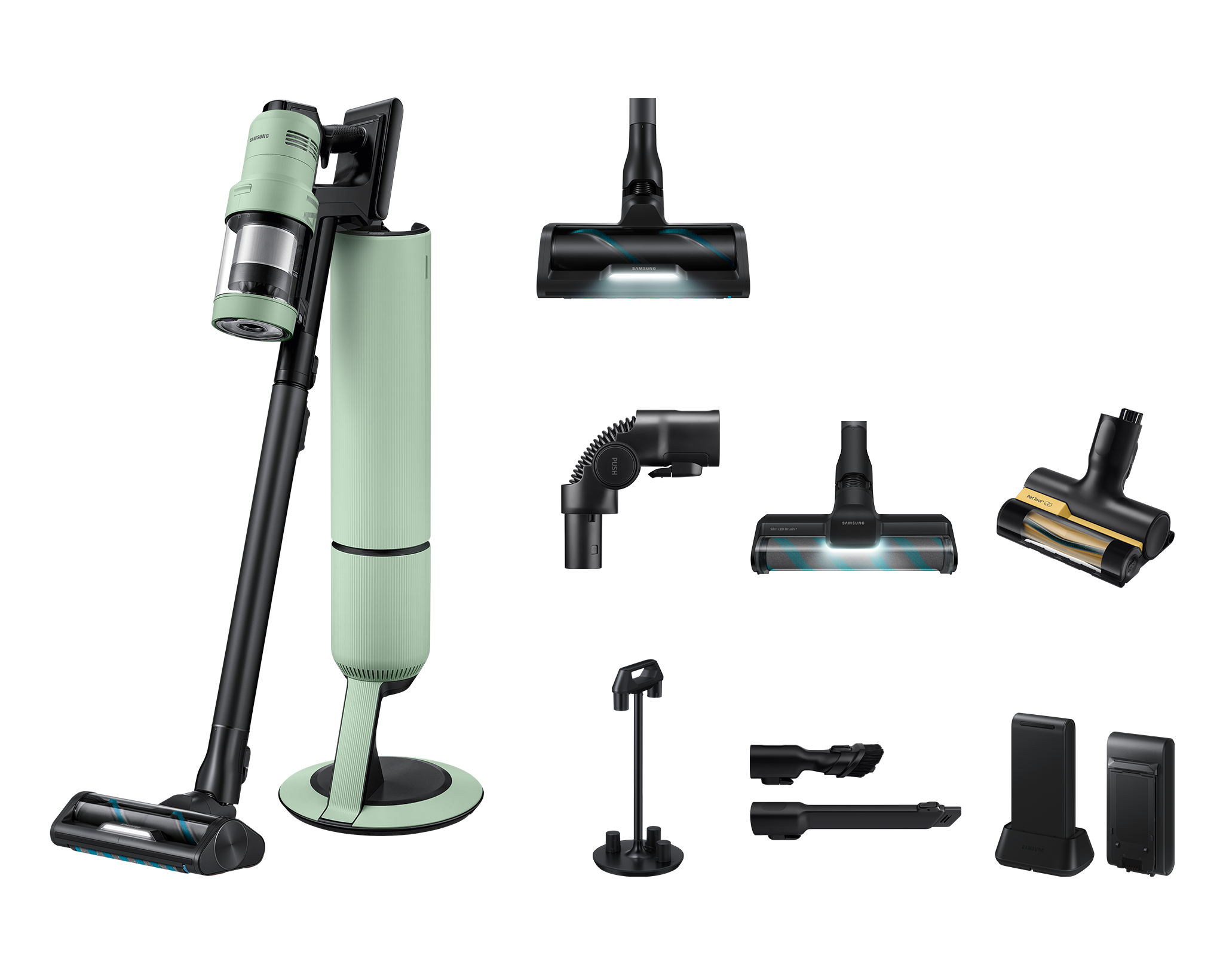 Samsung Akku-Handstaubsauger »BESPOKE AI Jet Ultra Akku+ CompleteClean, VS90F40EEM/WD«