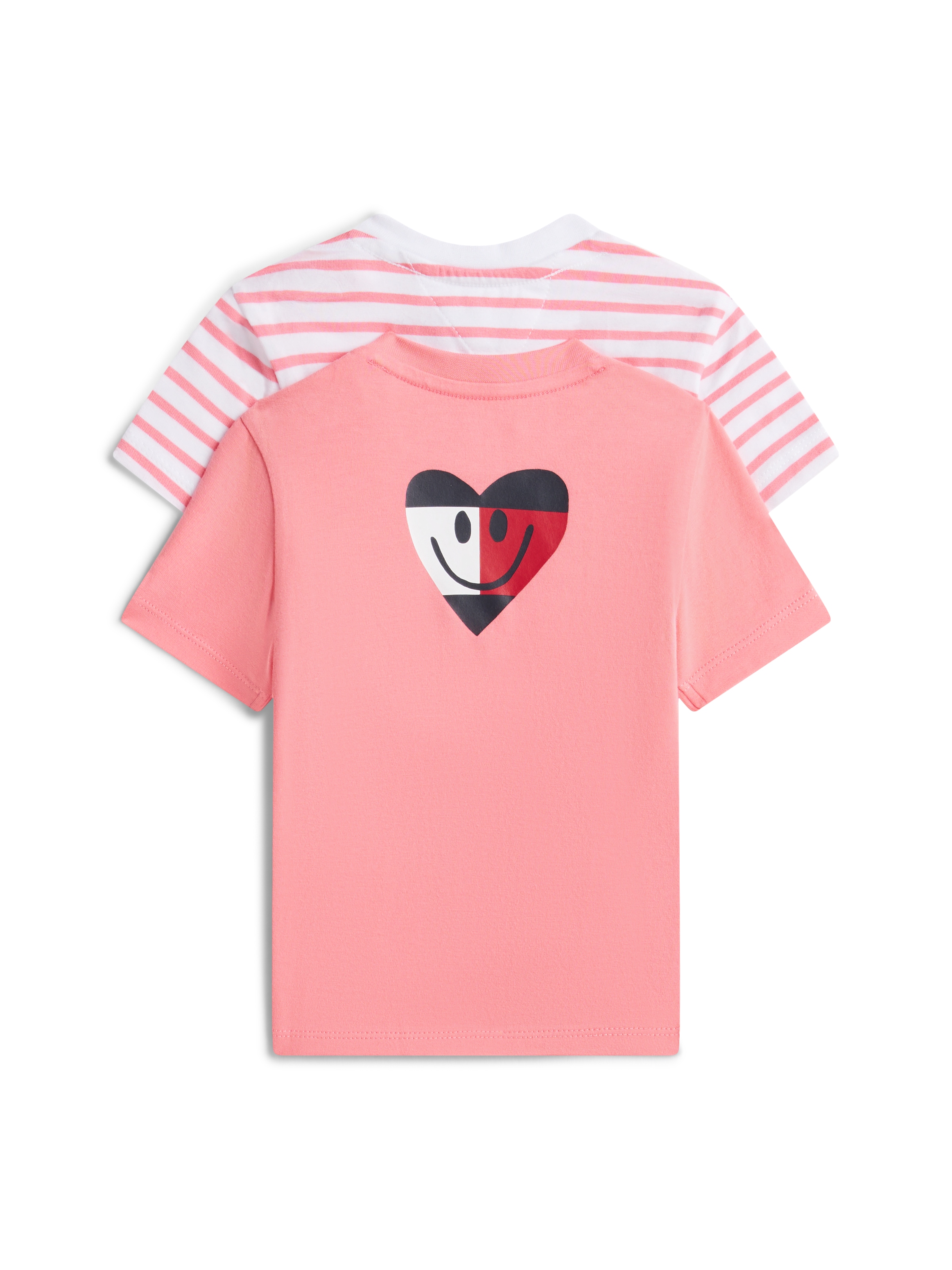Tommy Hilfiger T-Shirt »FLAG SMILE 2 PACK TEE S/S« 2 tlg. Regular fit mit Rundhalsausschnitt für Babys